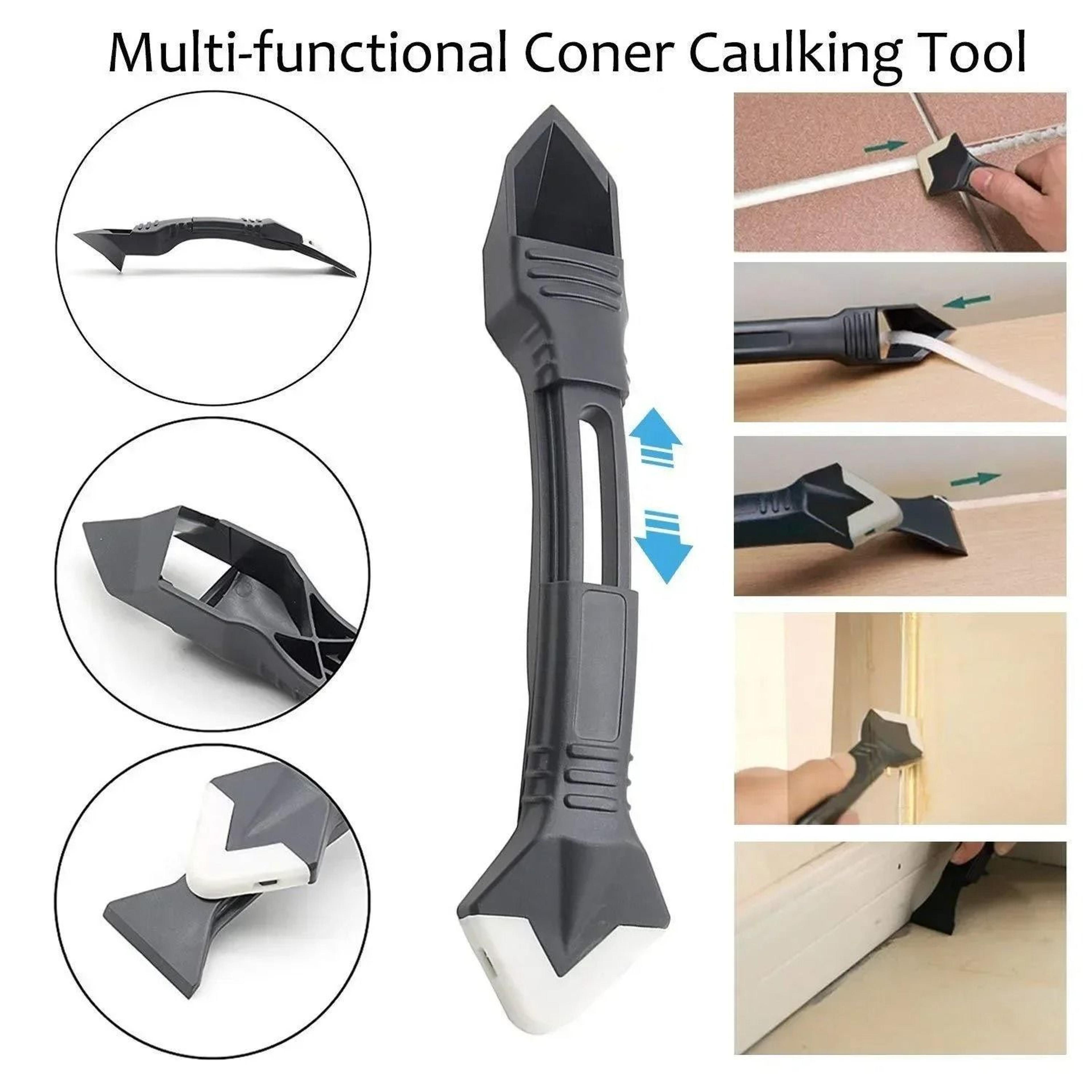 3 In 1 Silicone Caulking Tool Glue Remover And Grout Scraper 4