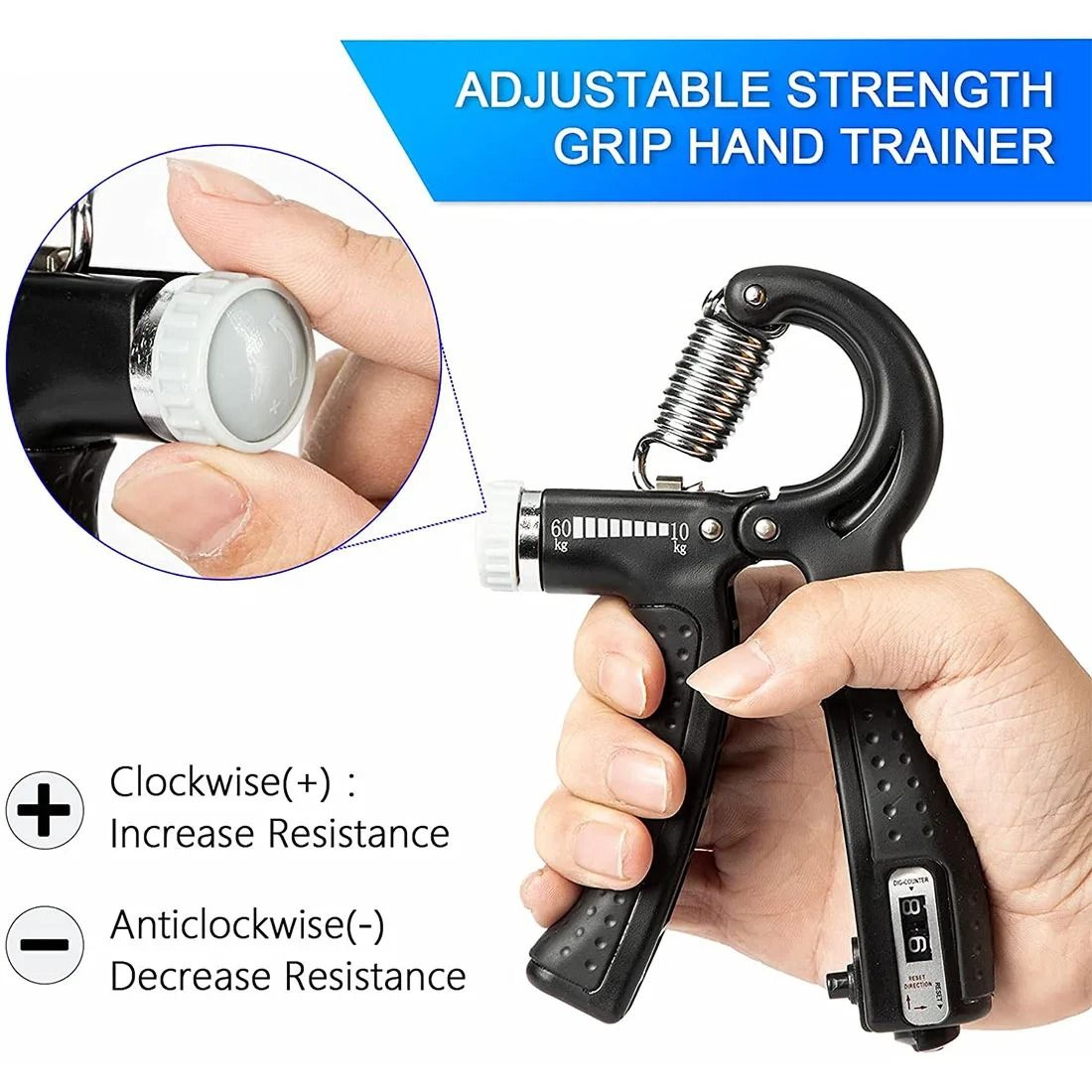 Hand Grip Strengthener With Finger Expander Wrist Trainer For Men And Women 15