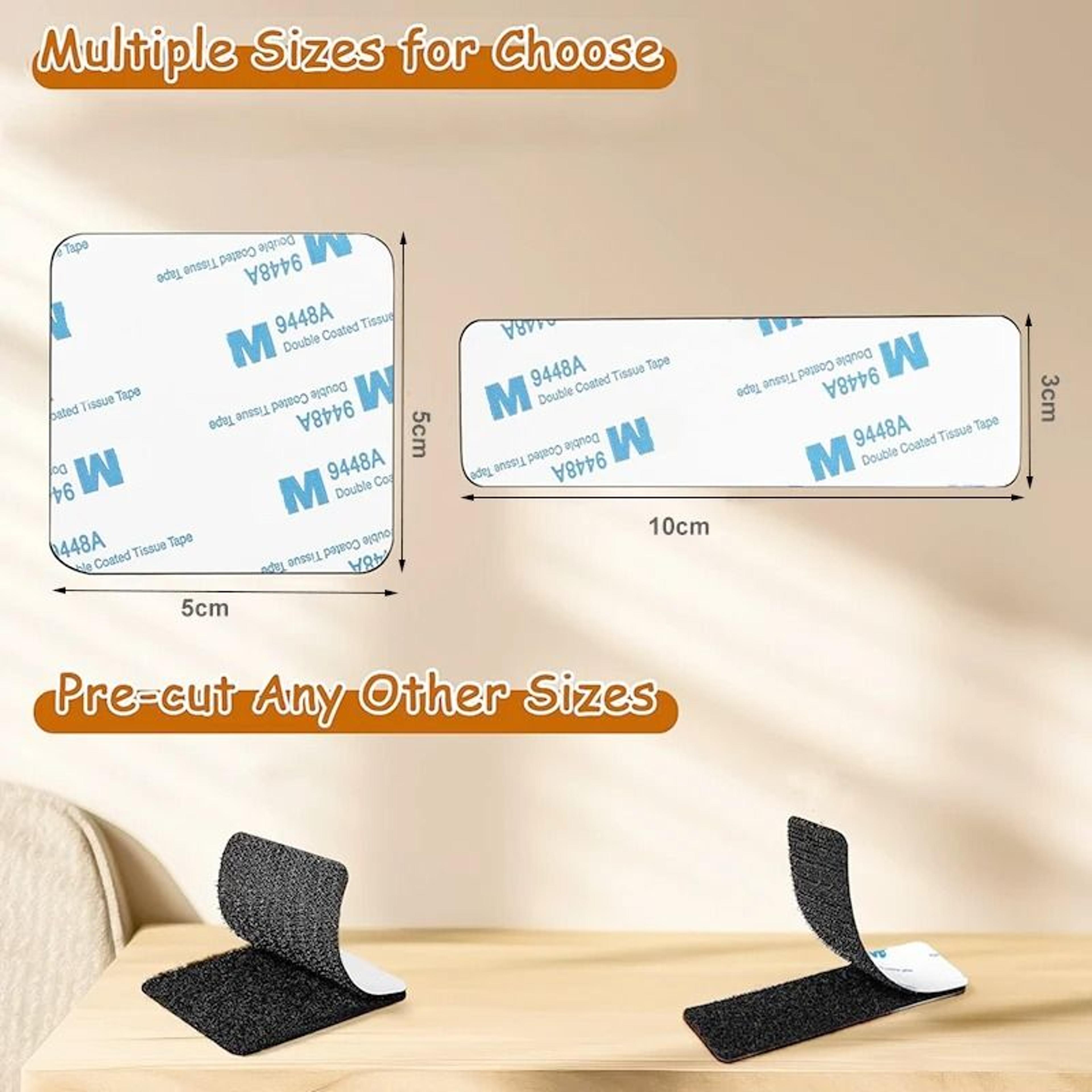 Self Adhesive Hook And Loop Fastener Tape Strong Nylon Mounting Pads 6