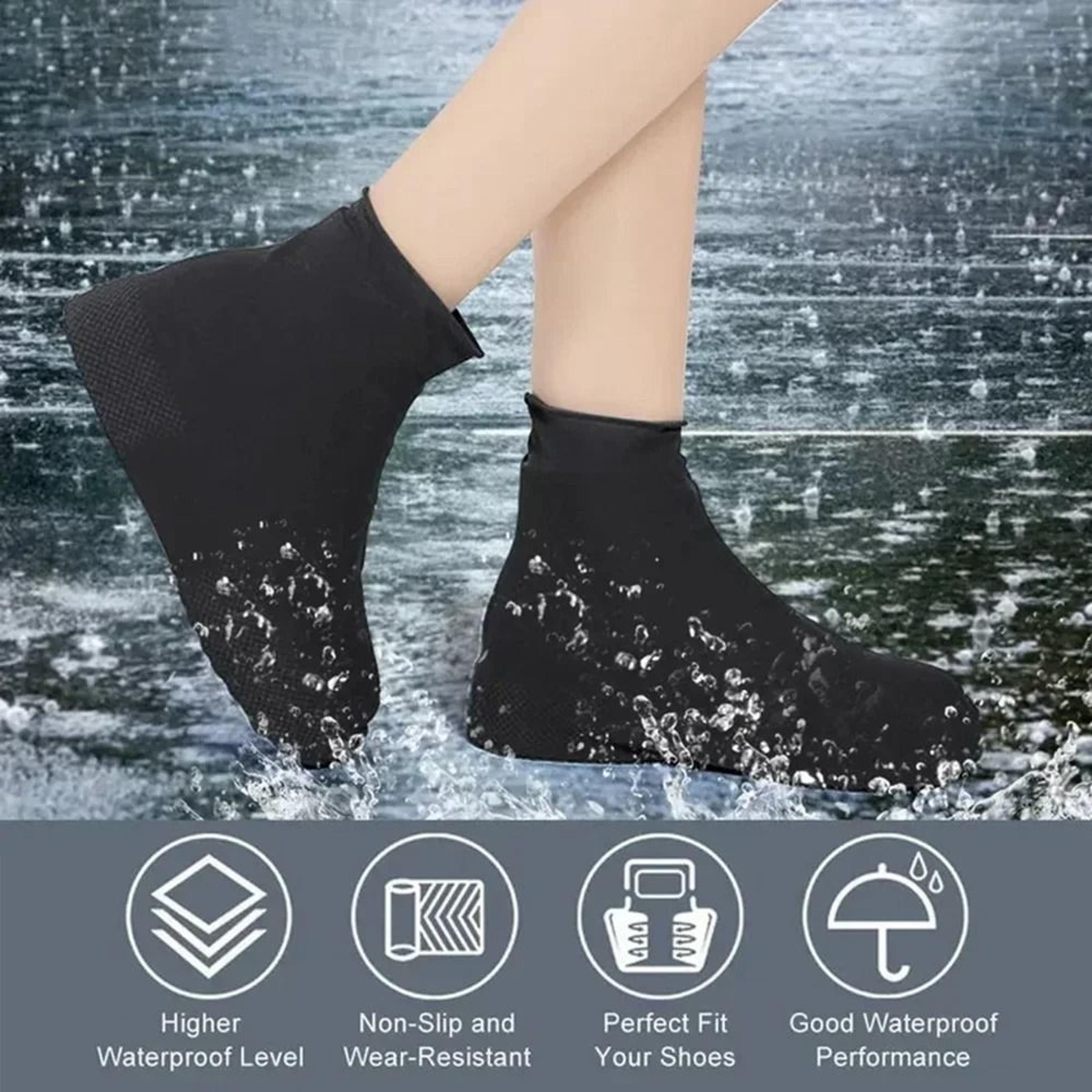Waterproof Rain Shoe Covers Reusable Shoe Protector For Outdoor Use 8
