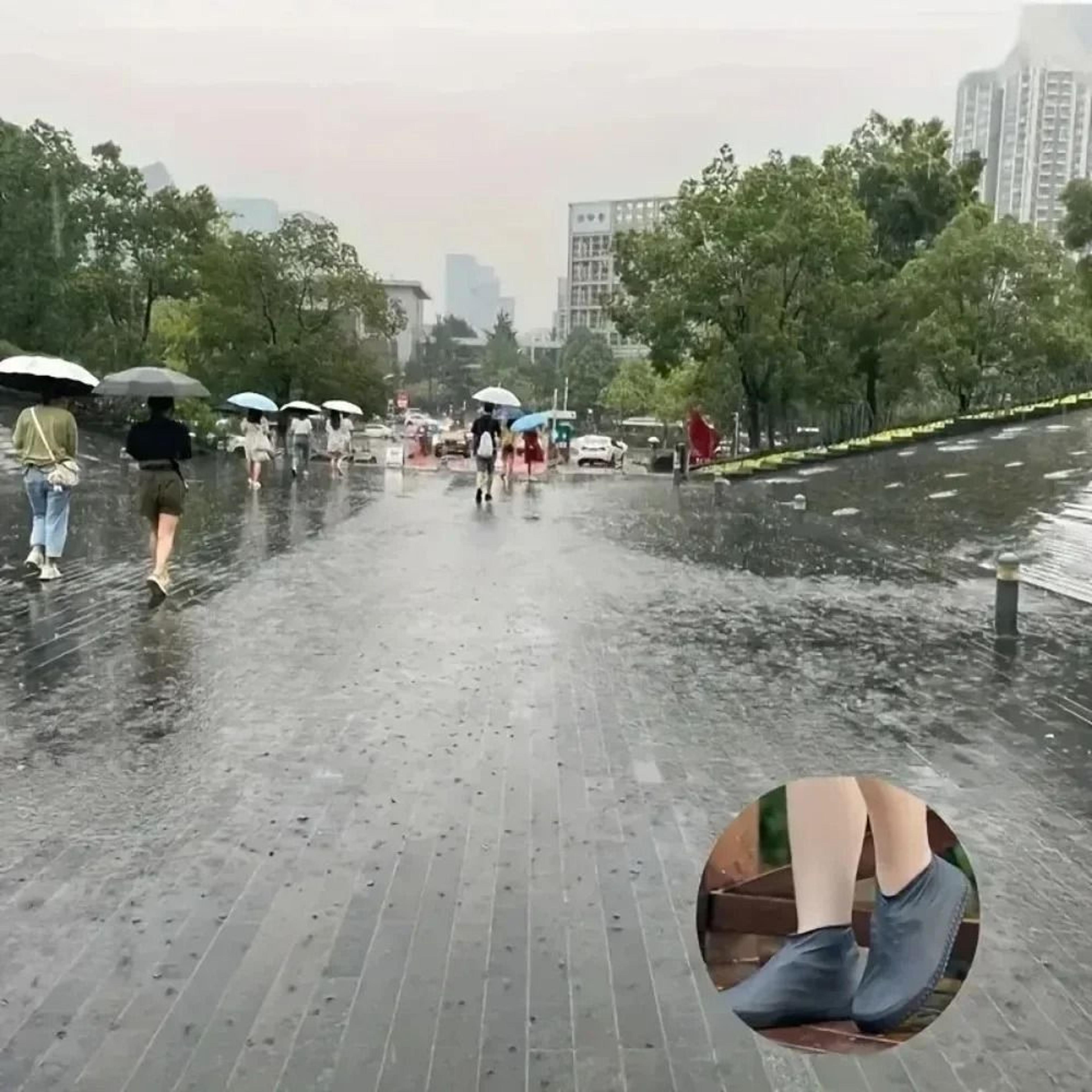 Waterproof Rain Shoe Covers Reusable Shoe Protector For Outdoor Use 6