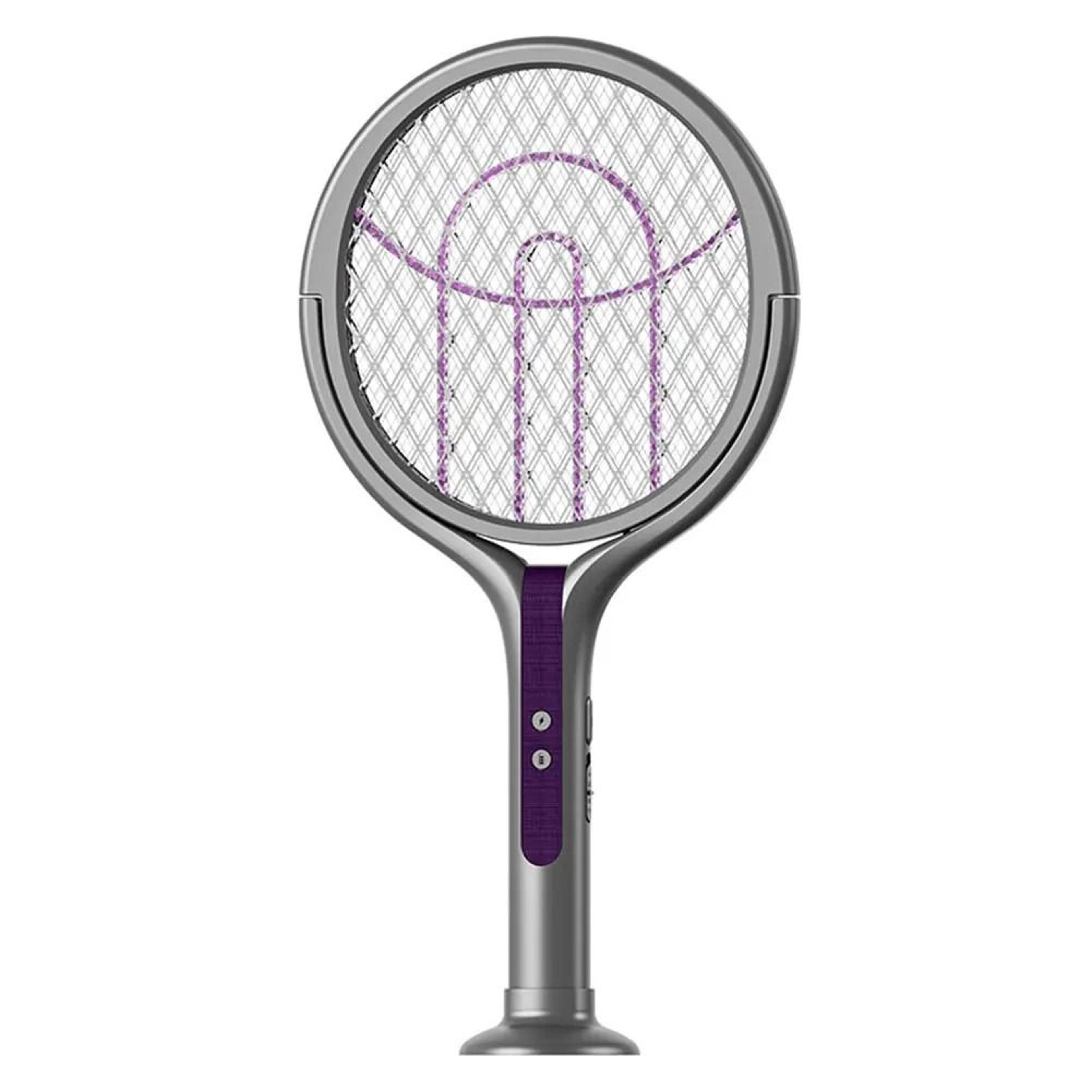 2 In 1 Retractable Electric Mosquito Swatter Rechargeable Bug Zapper Lamp 1