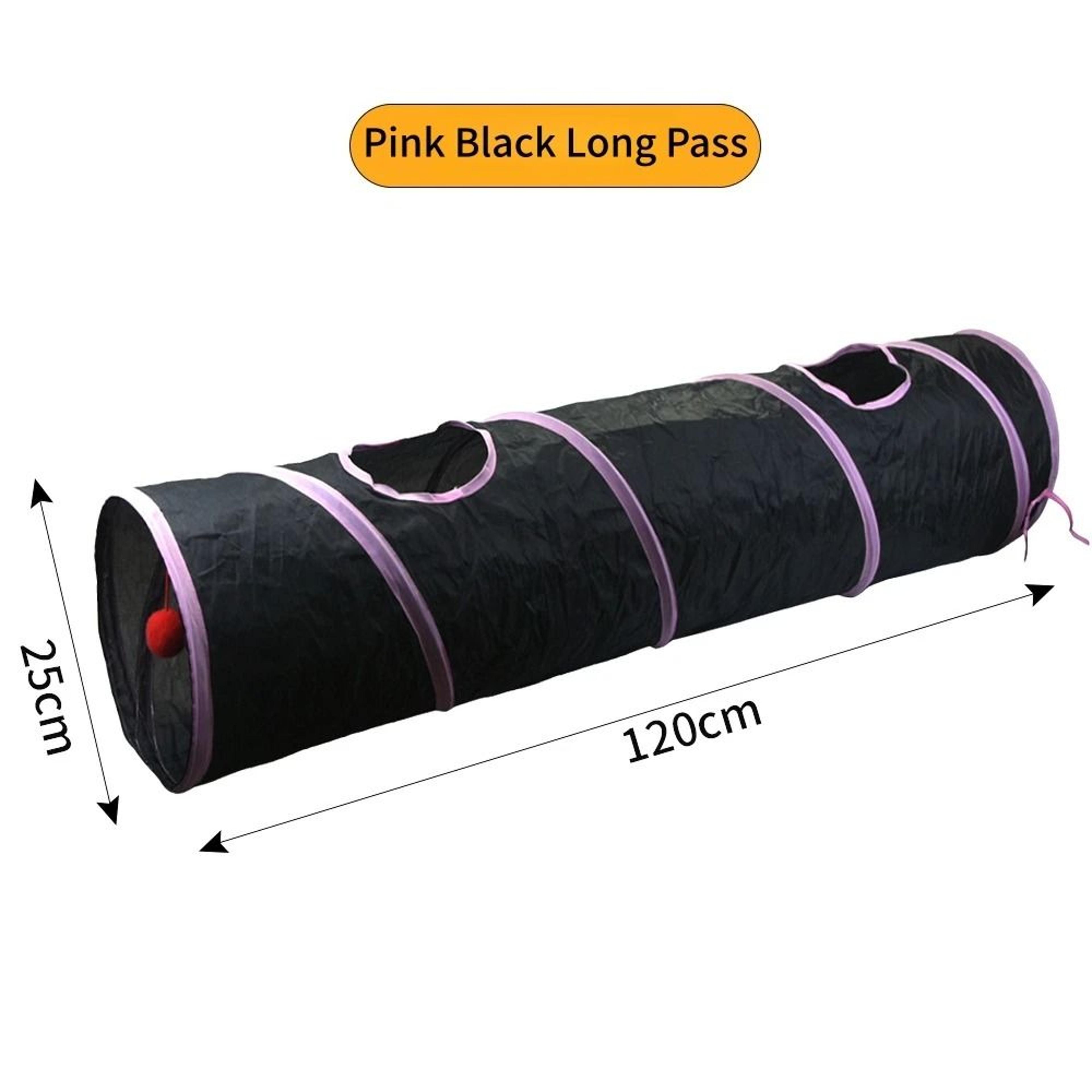 Foldable Cat Play Tunnel Breathable Indoor Cat Toy Tube 0