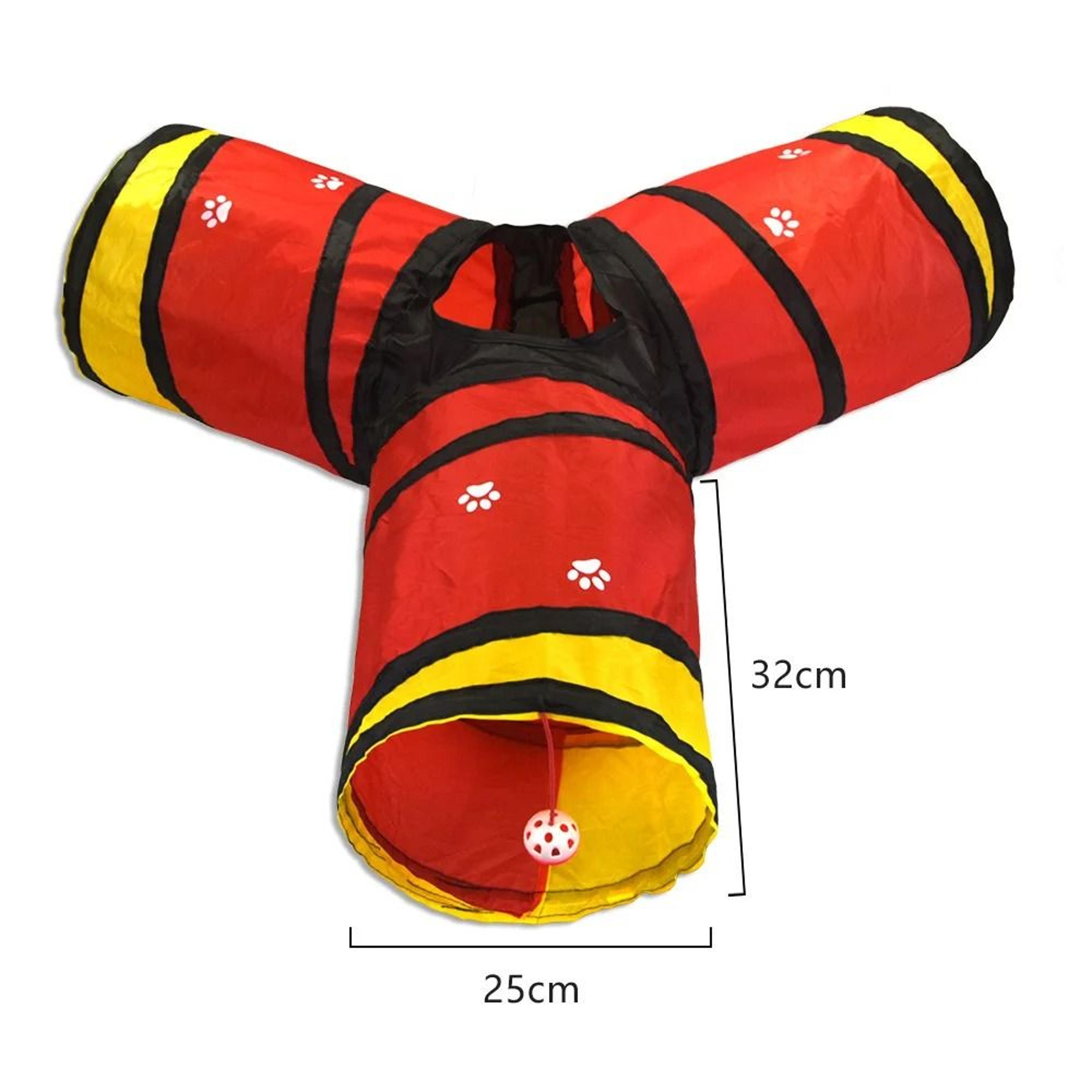 Foldable Cat Play Tunnel Breathable Indoor Cat Toy Tube 14