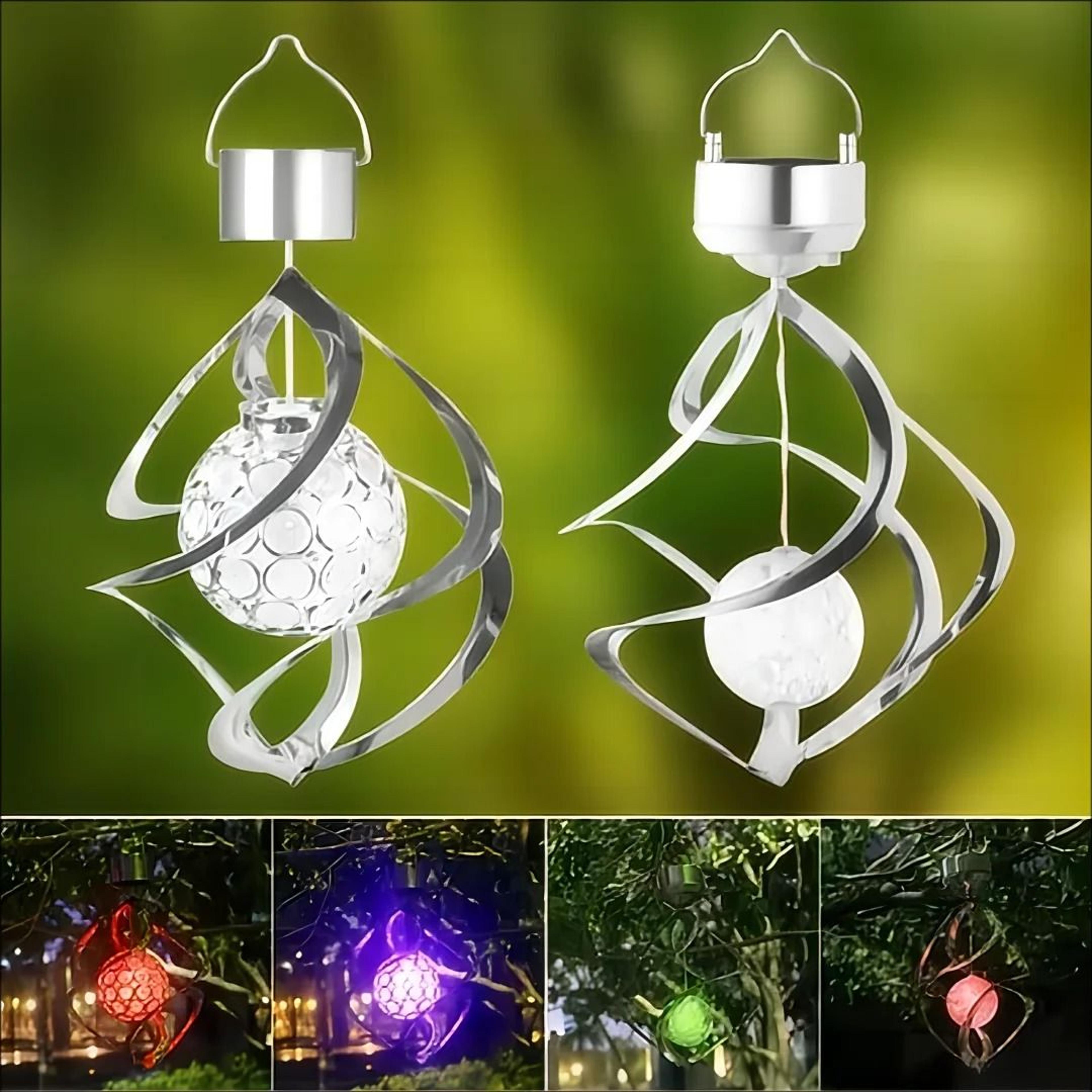 Solar Wind Chime Pendant Light Outdoor Garden Decorative Solar Light 0