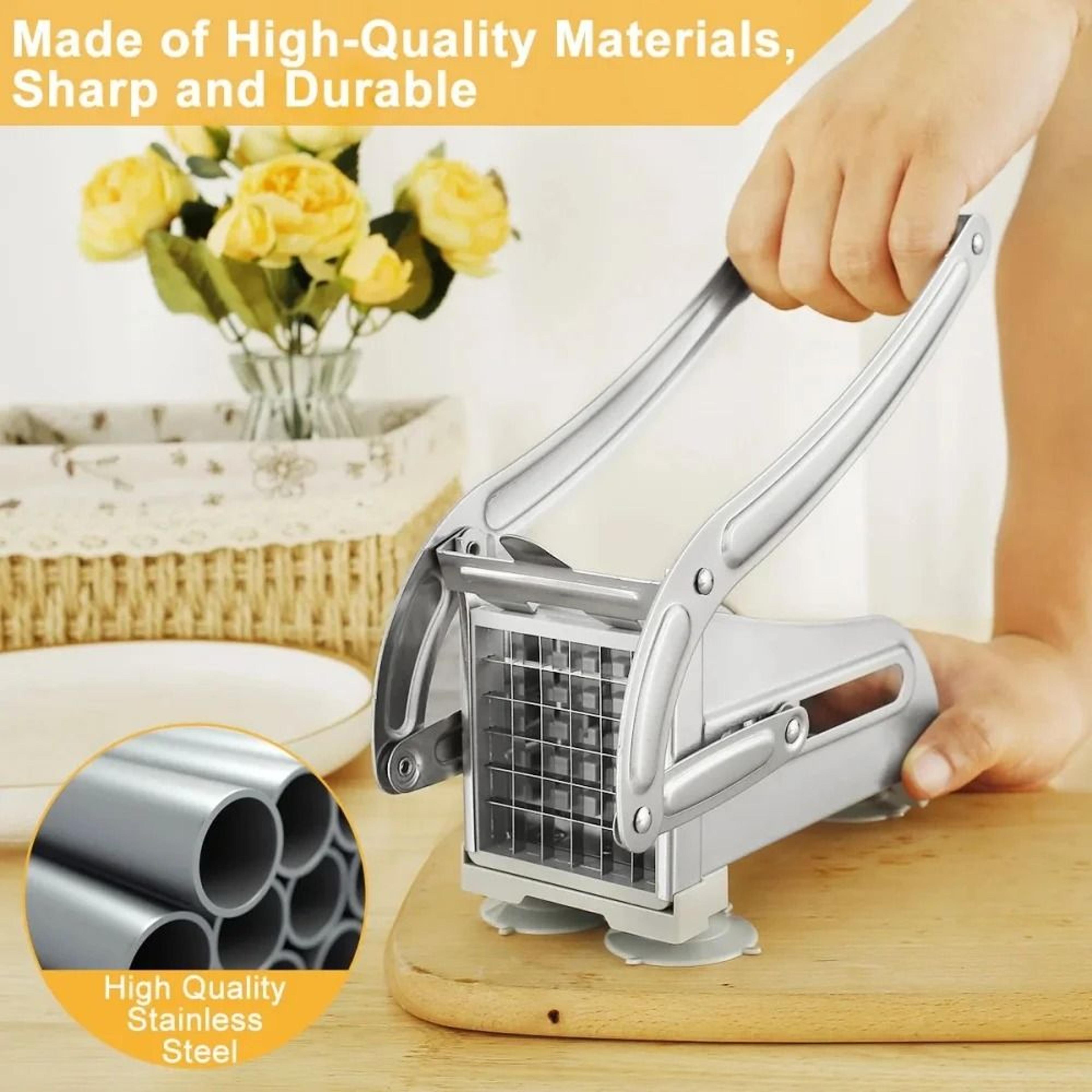 Stainless Steel 4 In 1 Manual Potato Cutter And French Fry Slicer 3