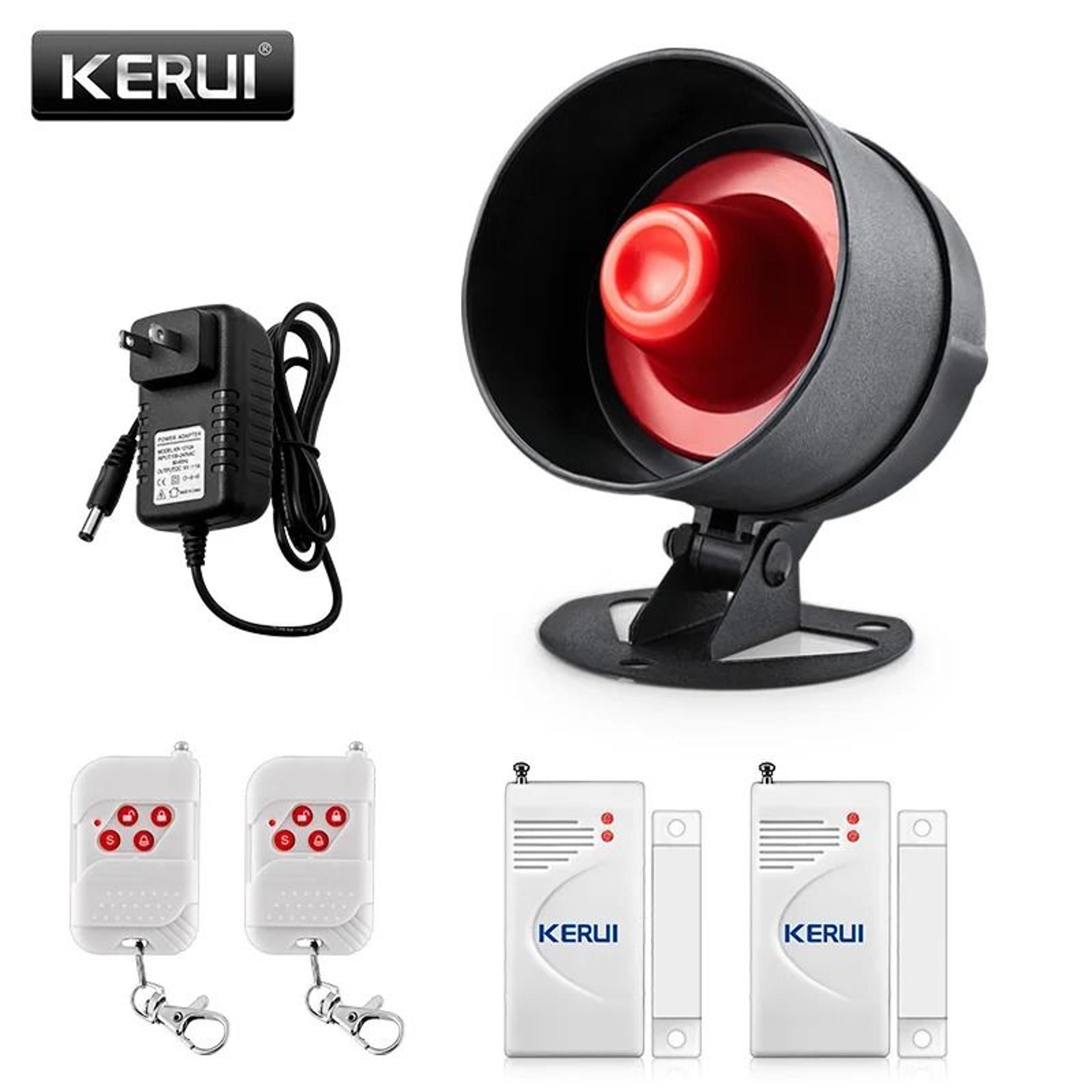 KERUI Wireless Burglar Alarm Standalone Security Siren With PIR Motion Sensor For Garage And Home 1