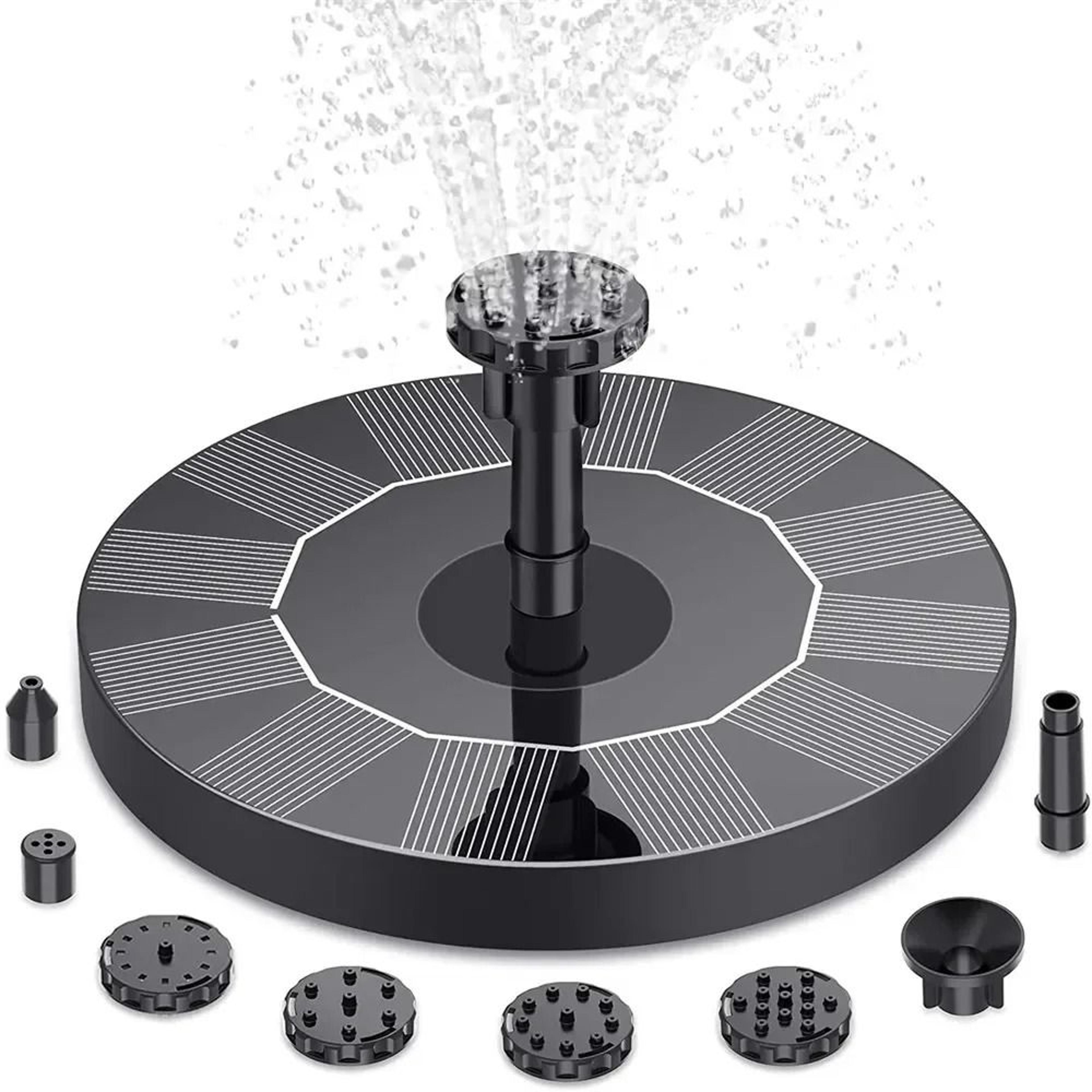 Solar Floating Fountain Pump Garden Water Fountain For Bird Bath Pond And Pool 3