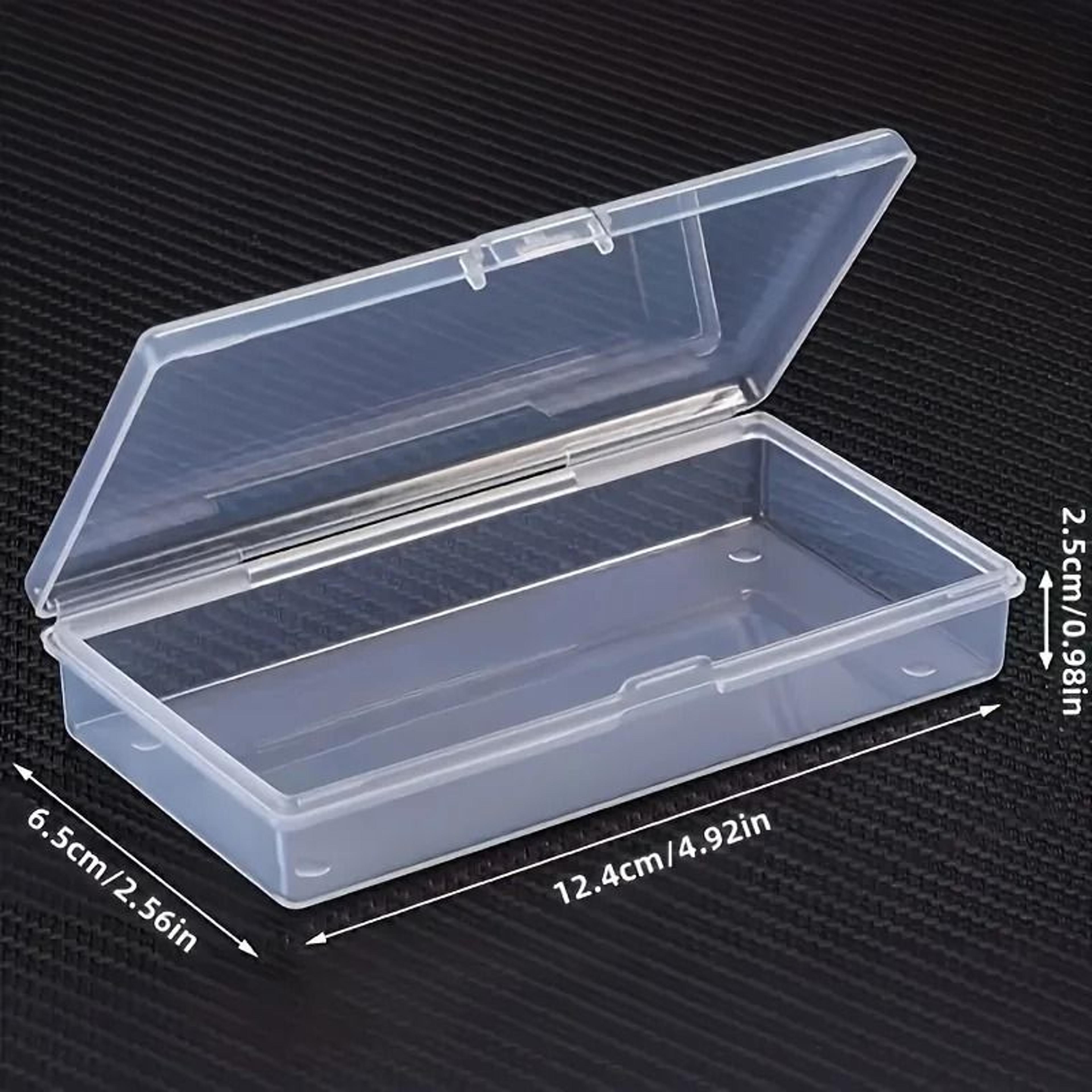 Clear Plastic Storage Boxes Stackable Organizer Containers With Snap Close Lids 3