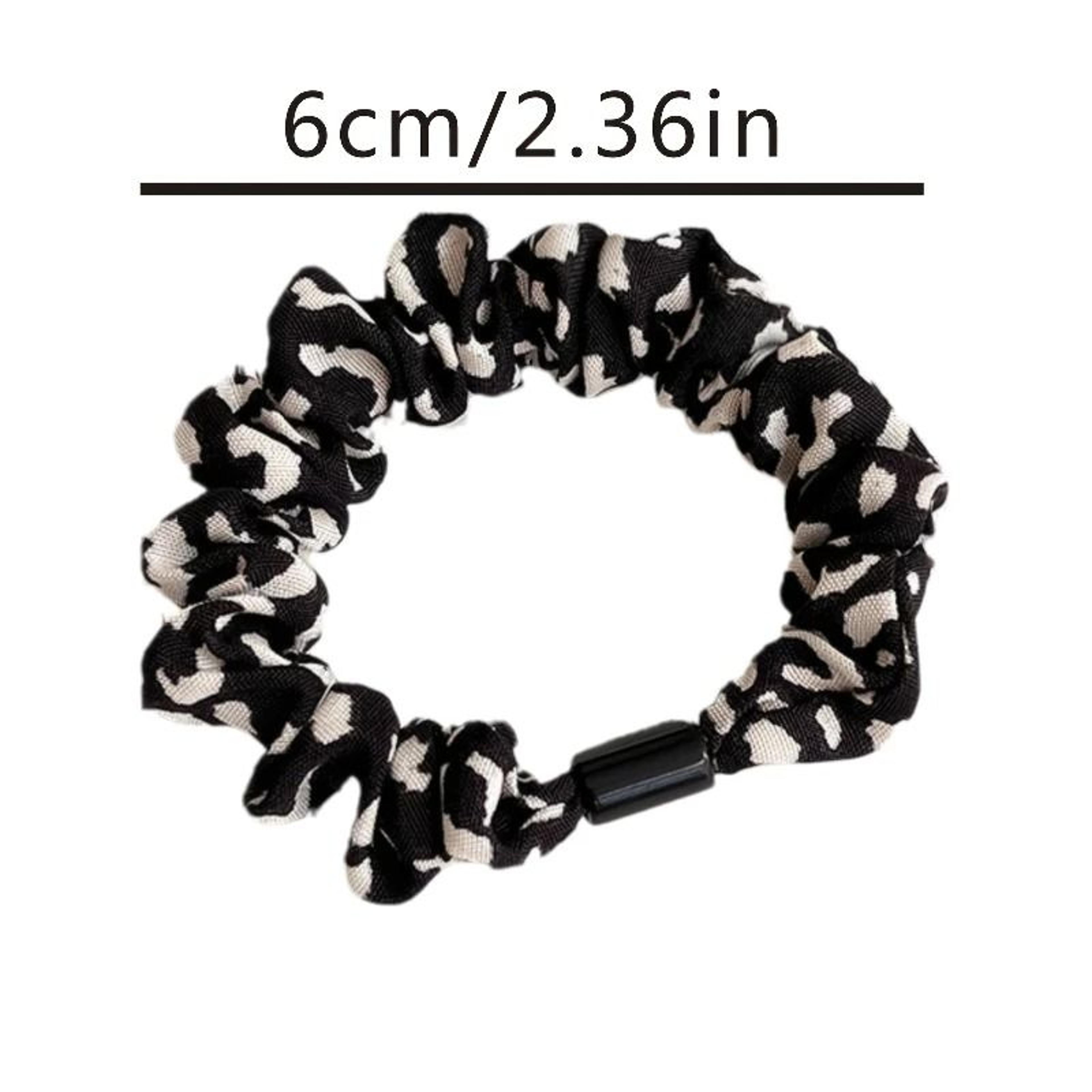 Leopard Print Elastic Hair Ties High Elastic Ponytail Holders 10pcs 3