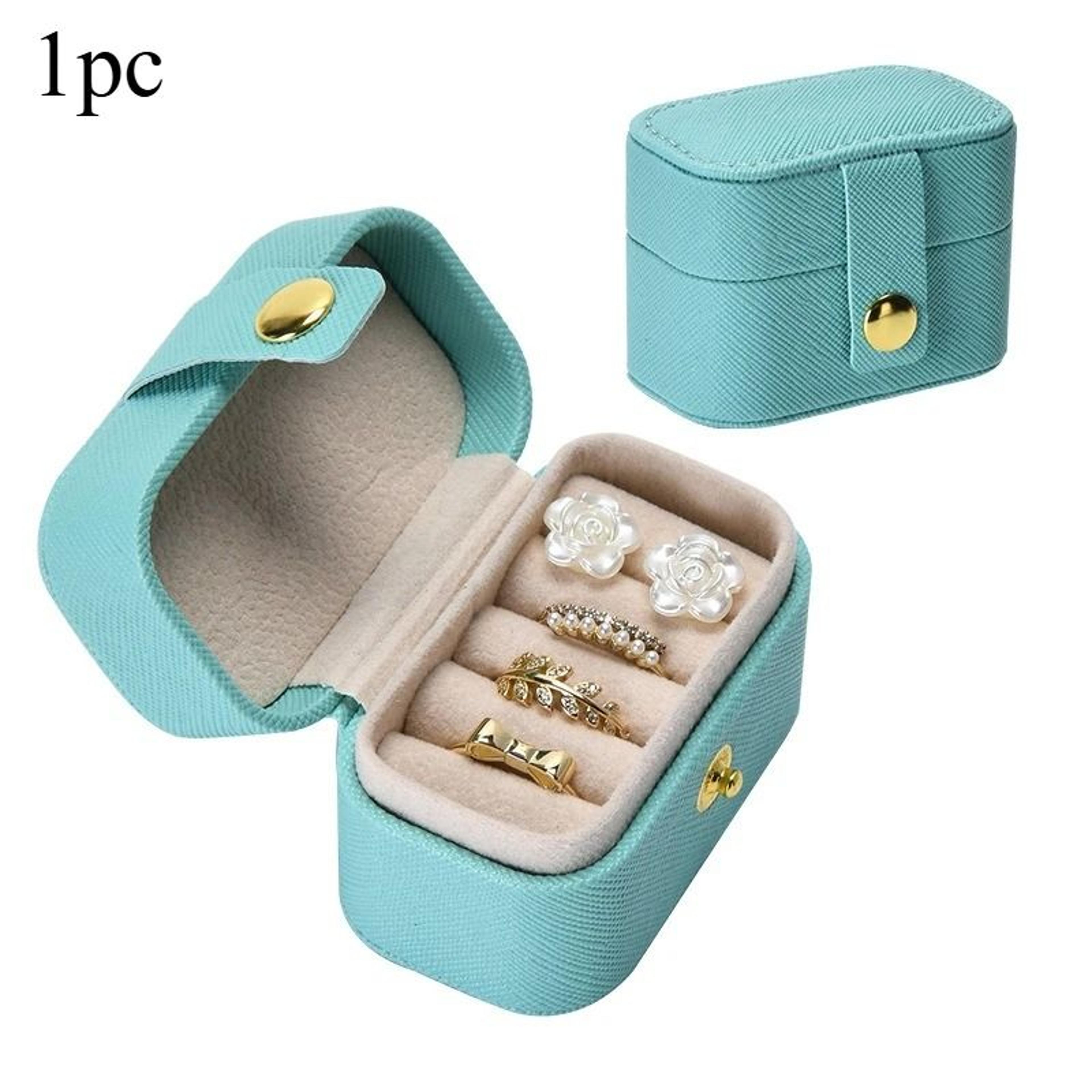 Mini Leather Jewelry Storage Bag Travel Organizer For Rings And Necklaces 3