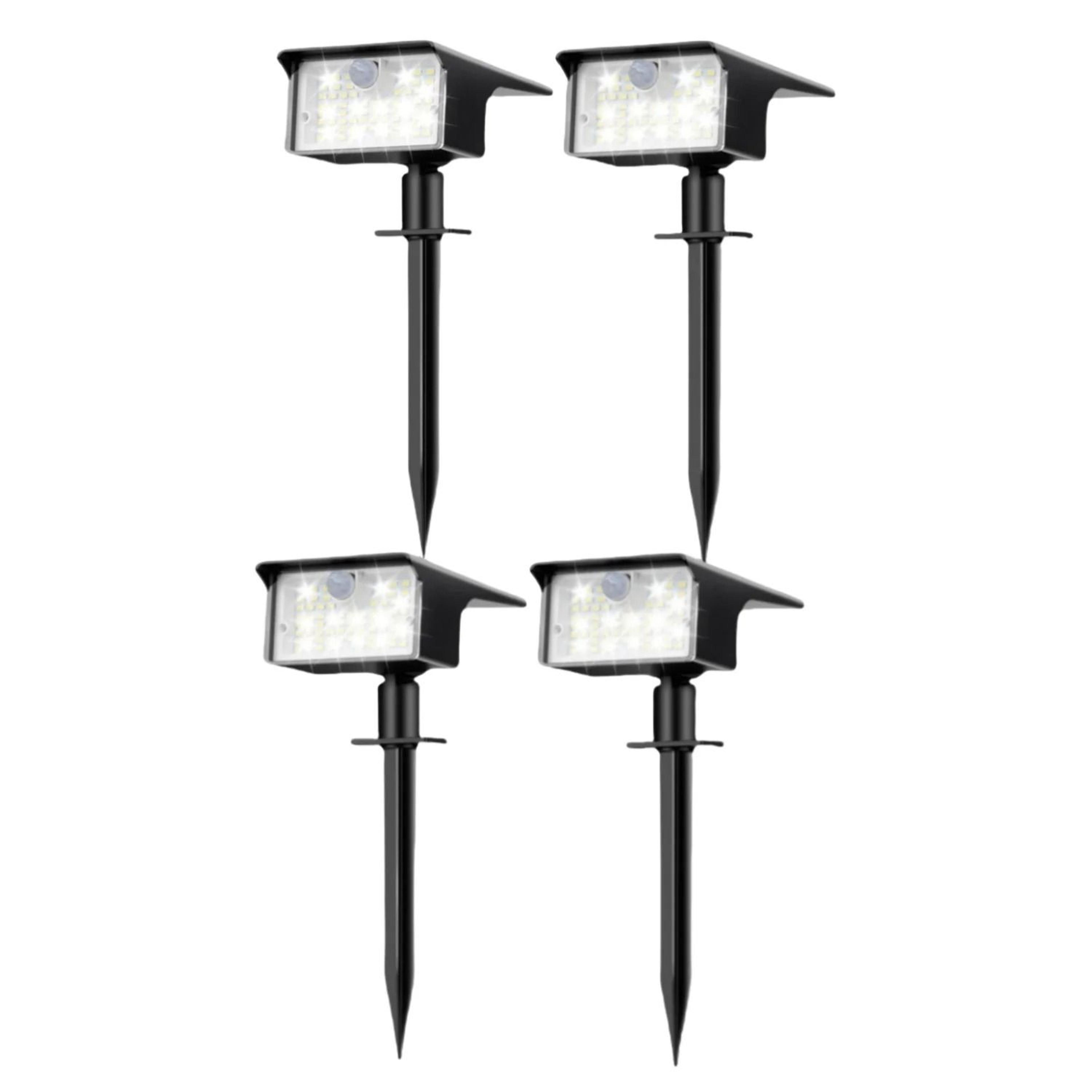 Solar Motion Sensor Spot Lights Outdoor Waterproof Garden Landscape Lights 1