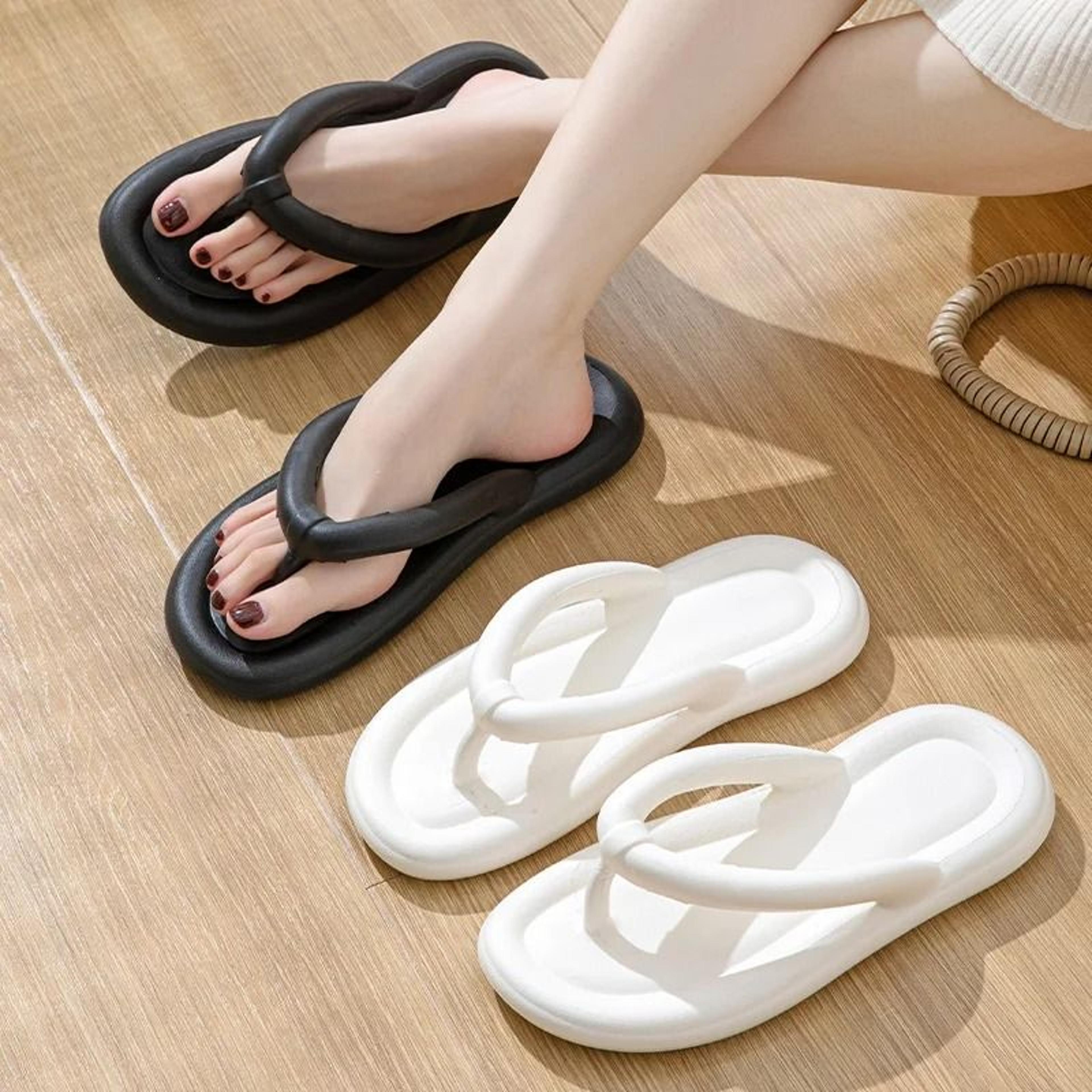 Soft Sole EVA Cloud Flip Flops For Women Summer Non Slip Platform Slippers 10