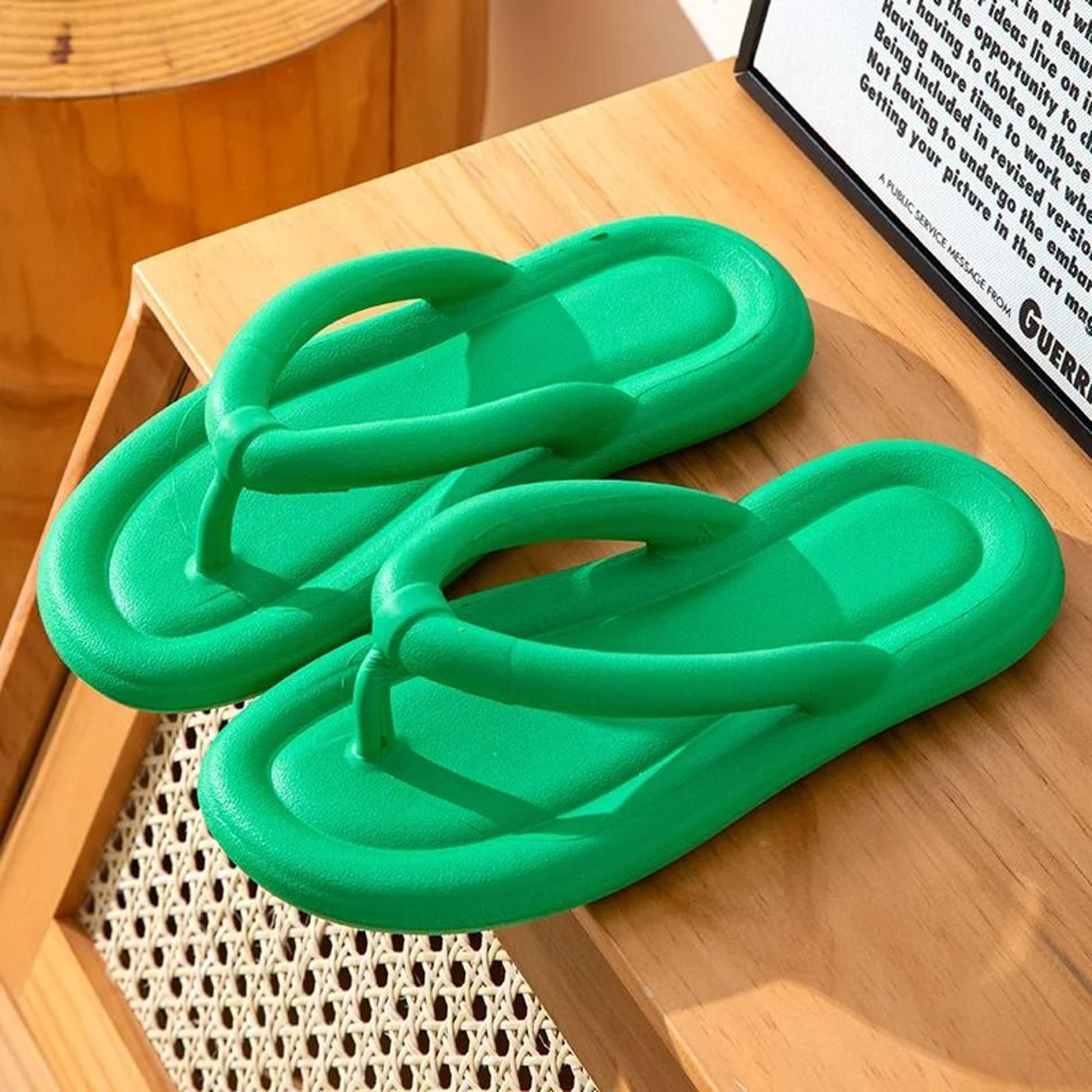 Soft Sole EVA Cloud Flip Flops For Women Summer Non Slip Platform Slippers 2