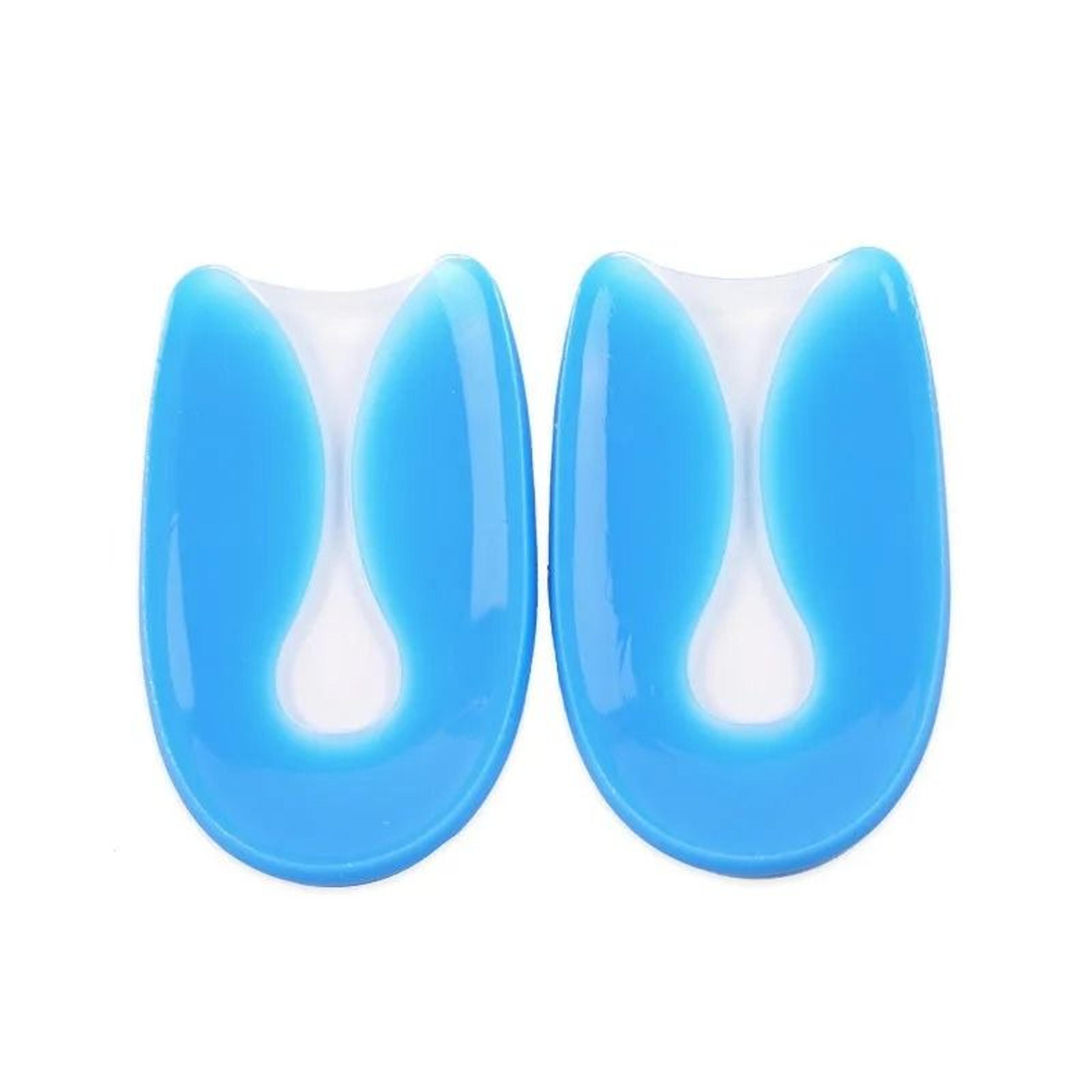 Silicone Gel U Shaped Heel Pads Shock Absorbing Rear Foot Cushion Insoles 3
