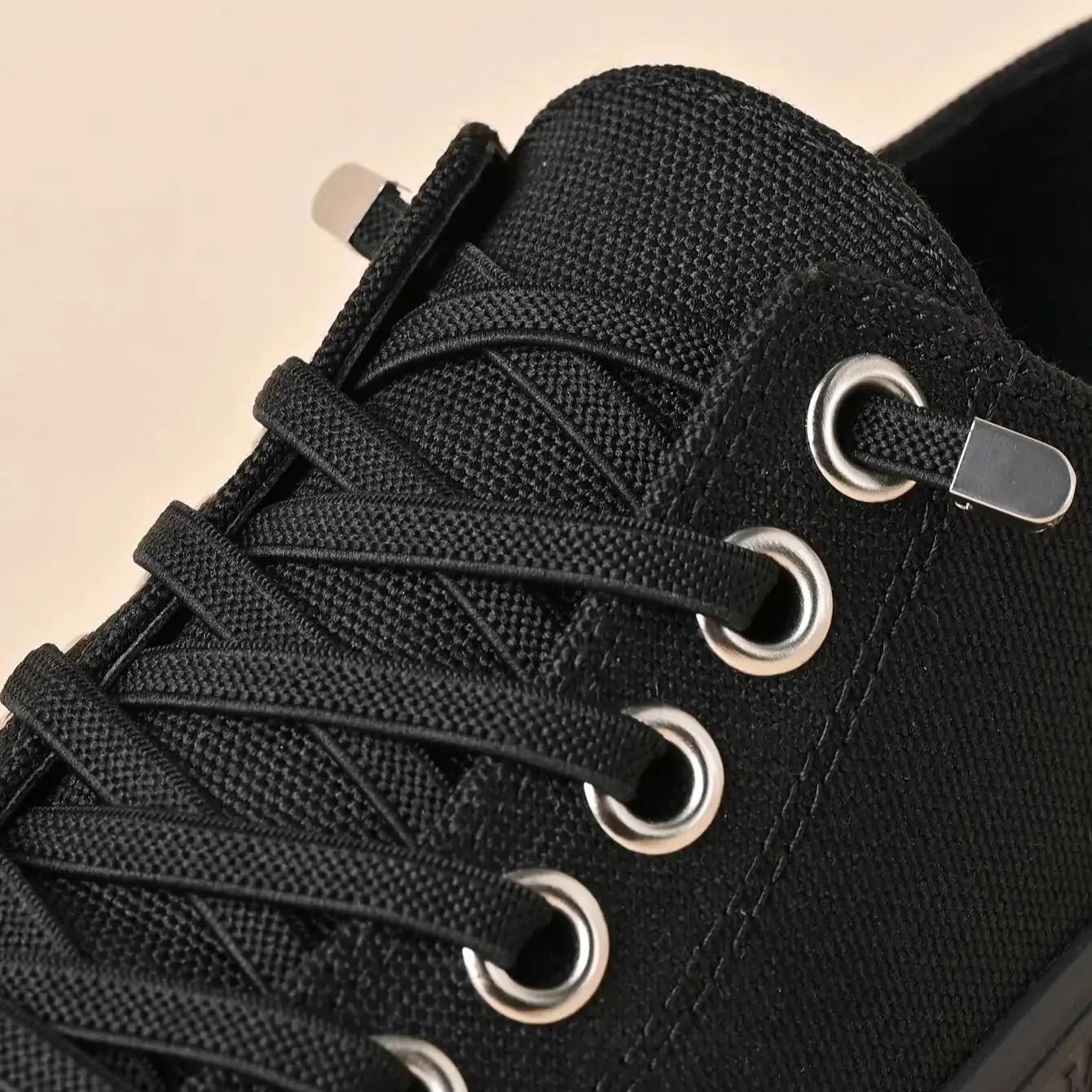 Elastic No Tie Shoe Laces With Metal Buckles For Sports And Casual Shoes 7