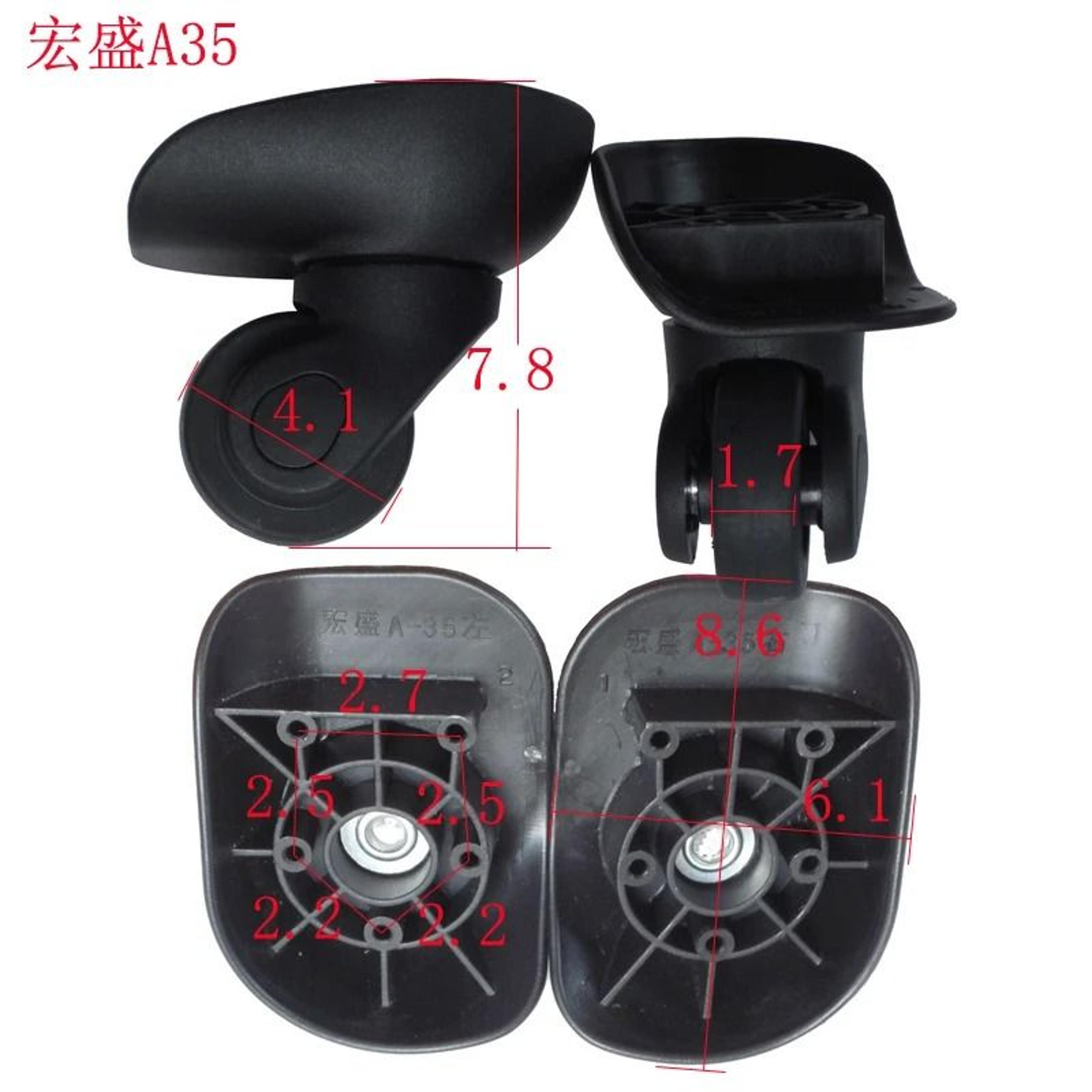A35 Universal Luggage Wheel Replacement Silent Trolley Case Repair Part 3
