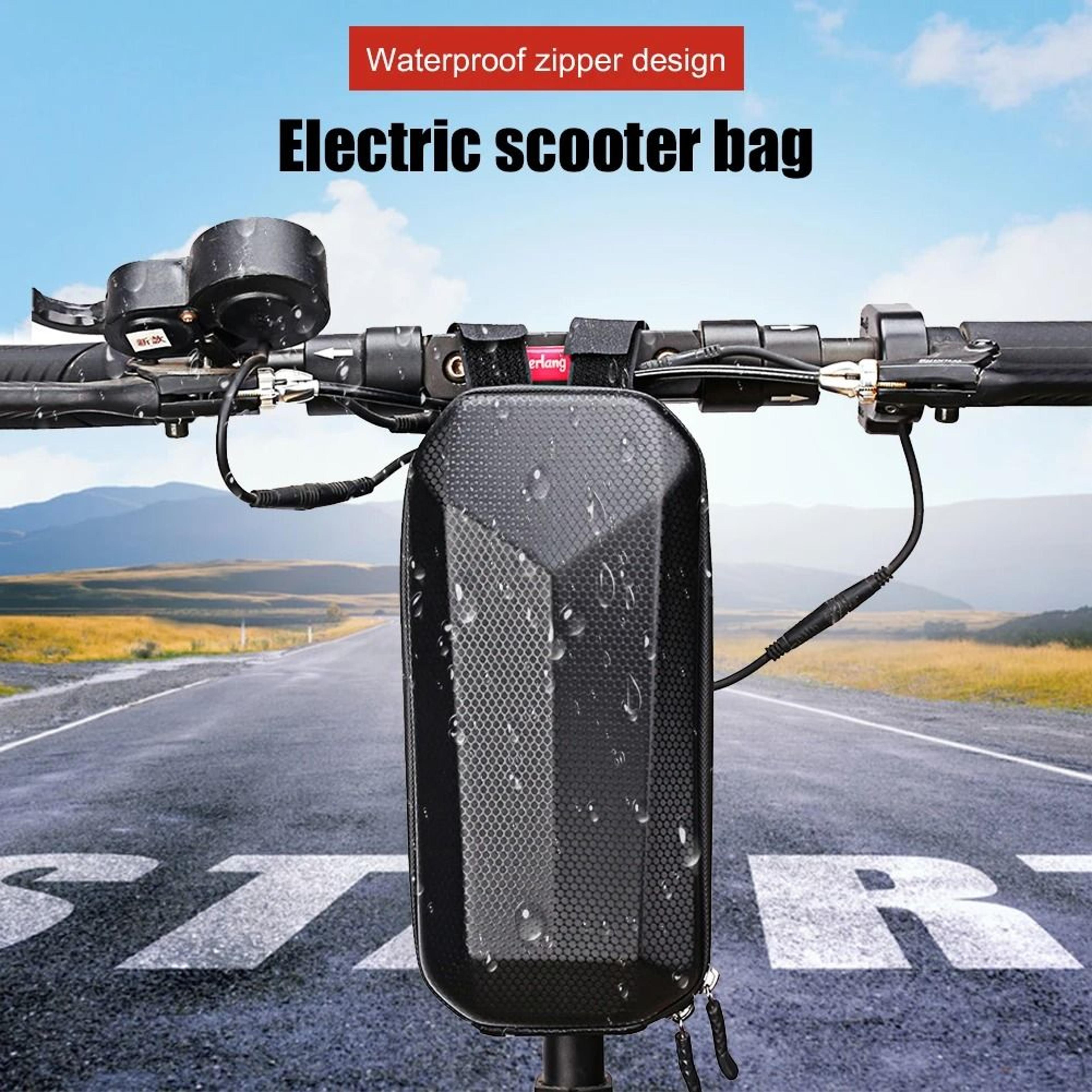 Electric Scooter Front Storage Bag EVA Hard Shell Waterproof Carry Case 9