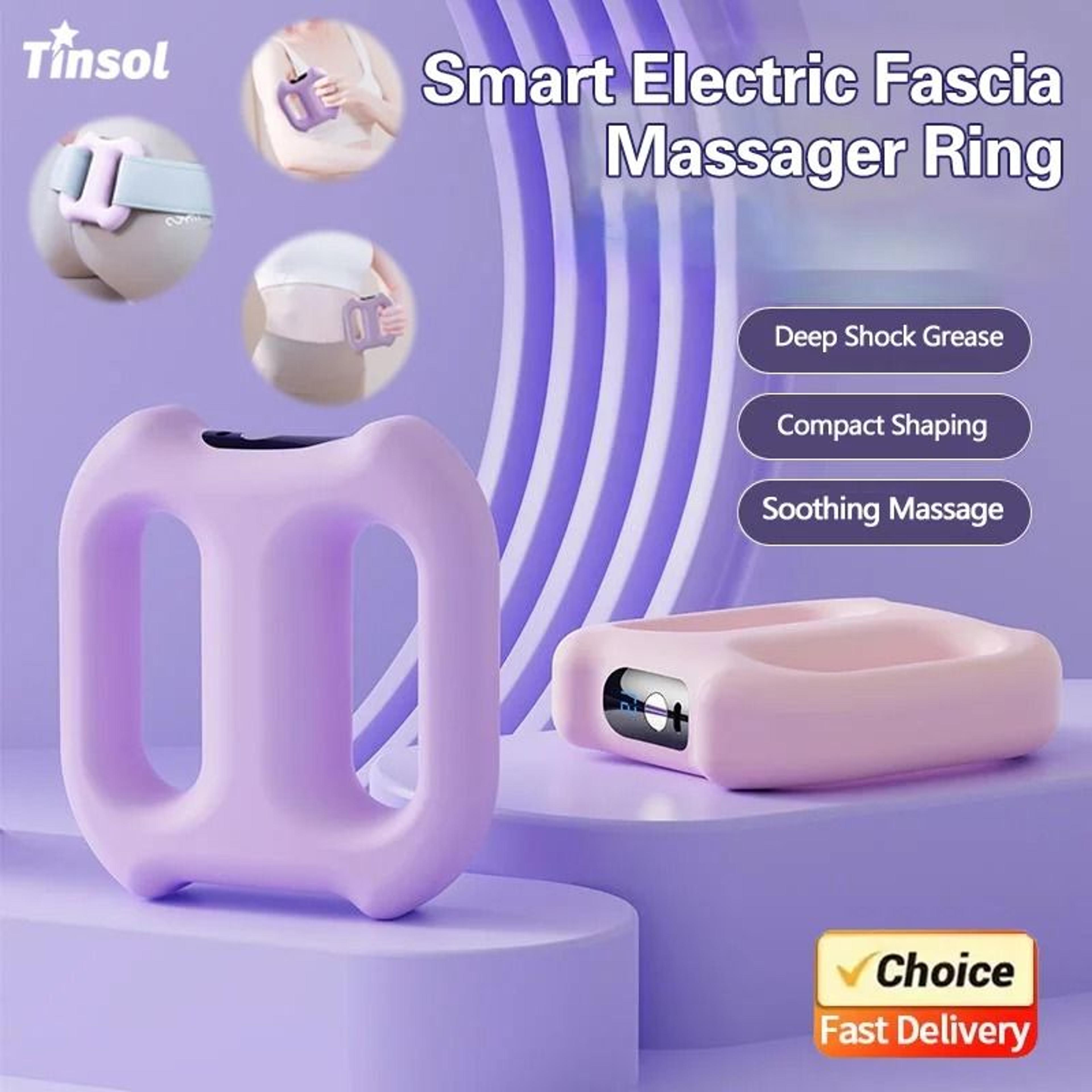 Multi Function Electric Fascia Ring Full Body Vibration Massager 8