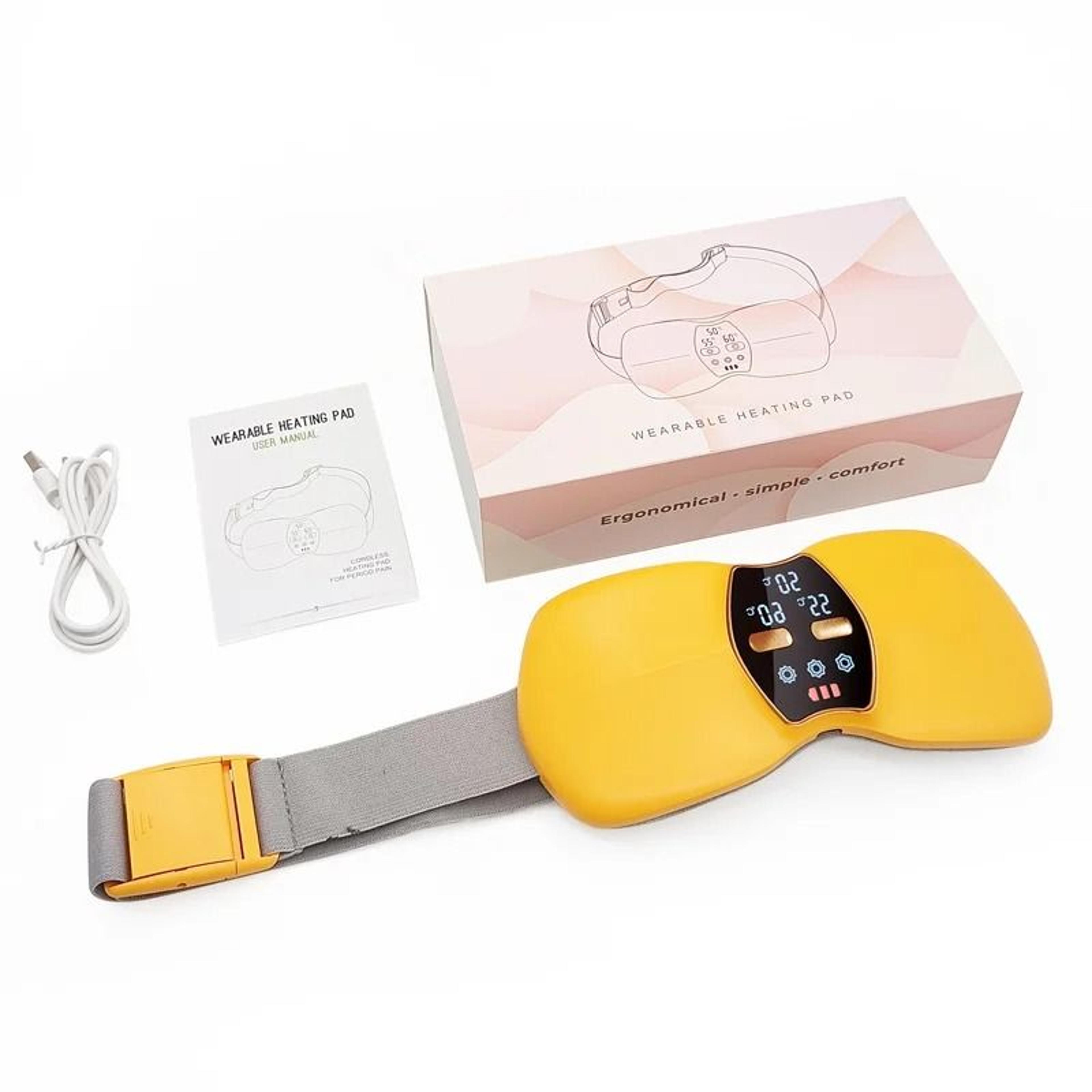Portable Menstrual Heating Massage Belt With Adjustable Temperature Settings 2