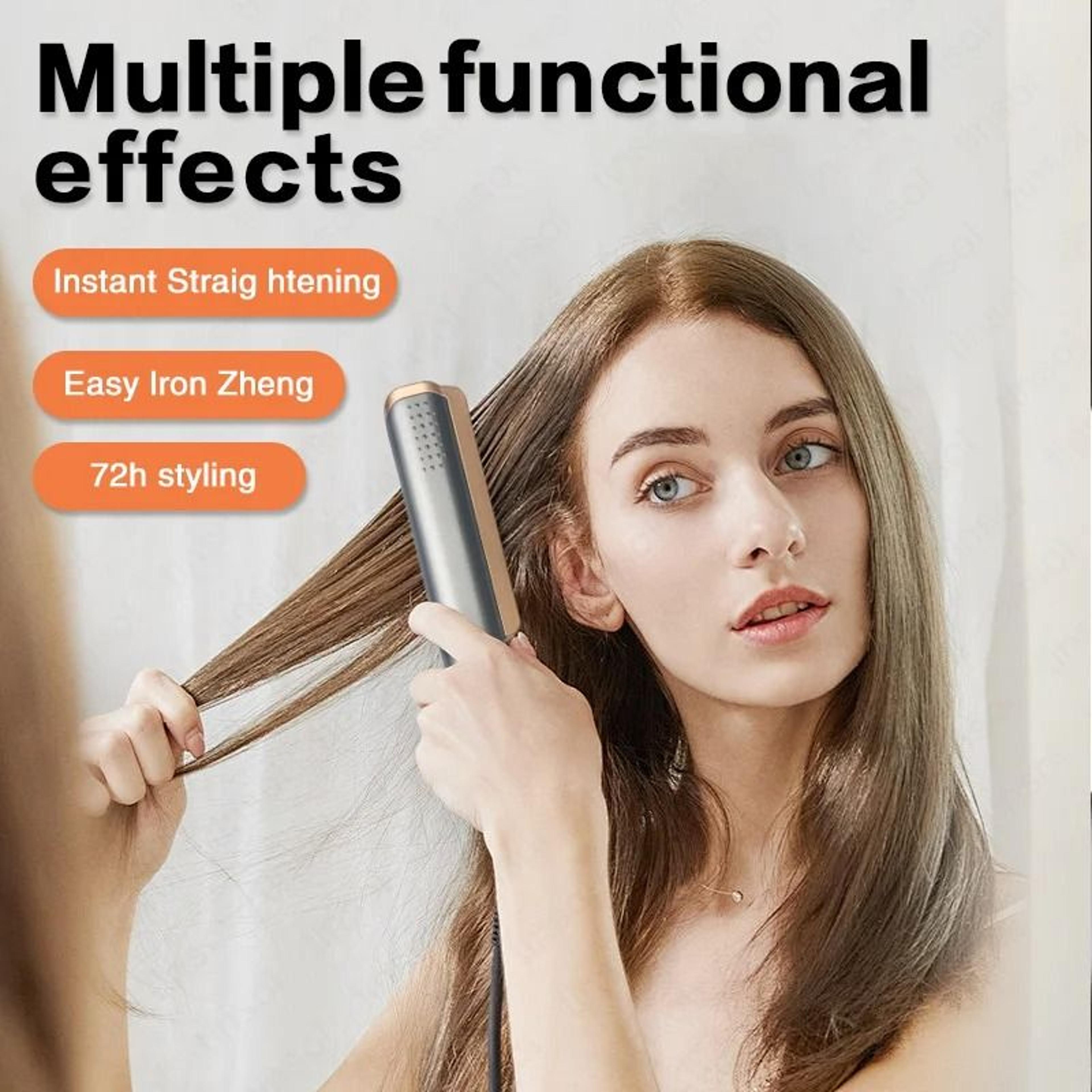 TINSOL 2 In 1 Professional Hair Straightener And Curling Iron With Negative Ion Wide Panel 2