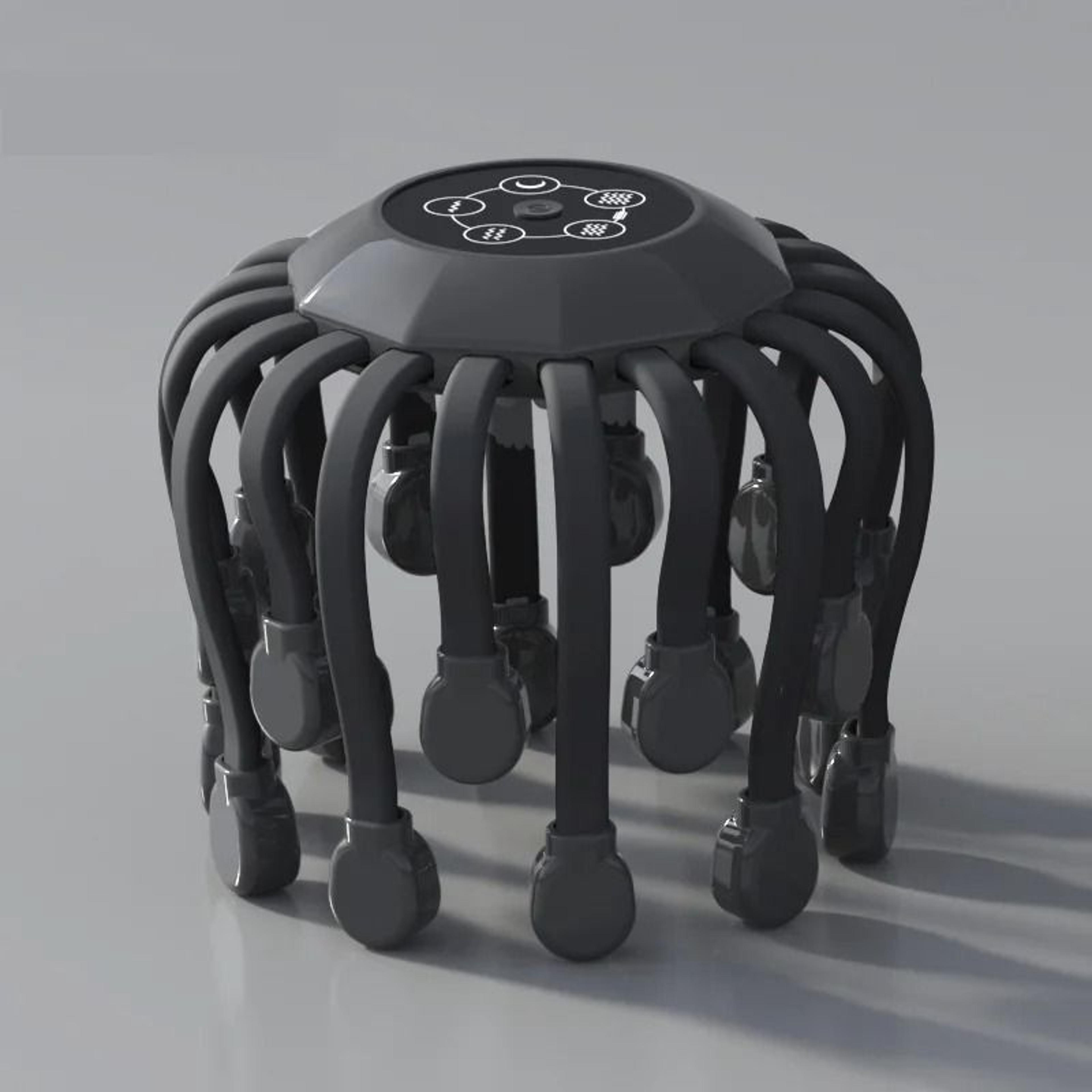 Wireless Head Massager With 20 Massage Heads For Stress And Migraine Relief 3