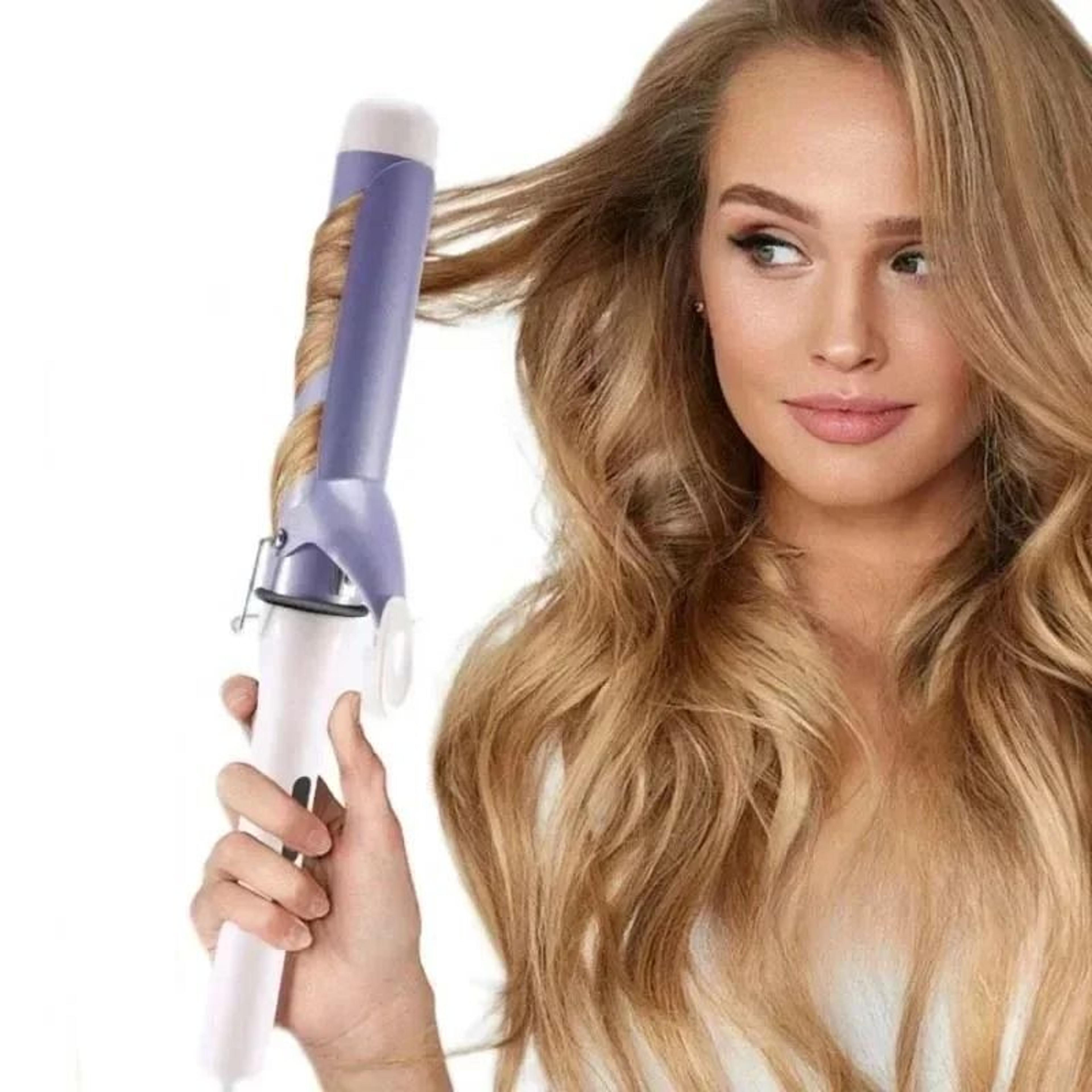 TINSOL 40mm Rotating Curling Iron Professional Large Wave Hair Curler 5