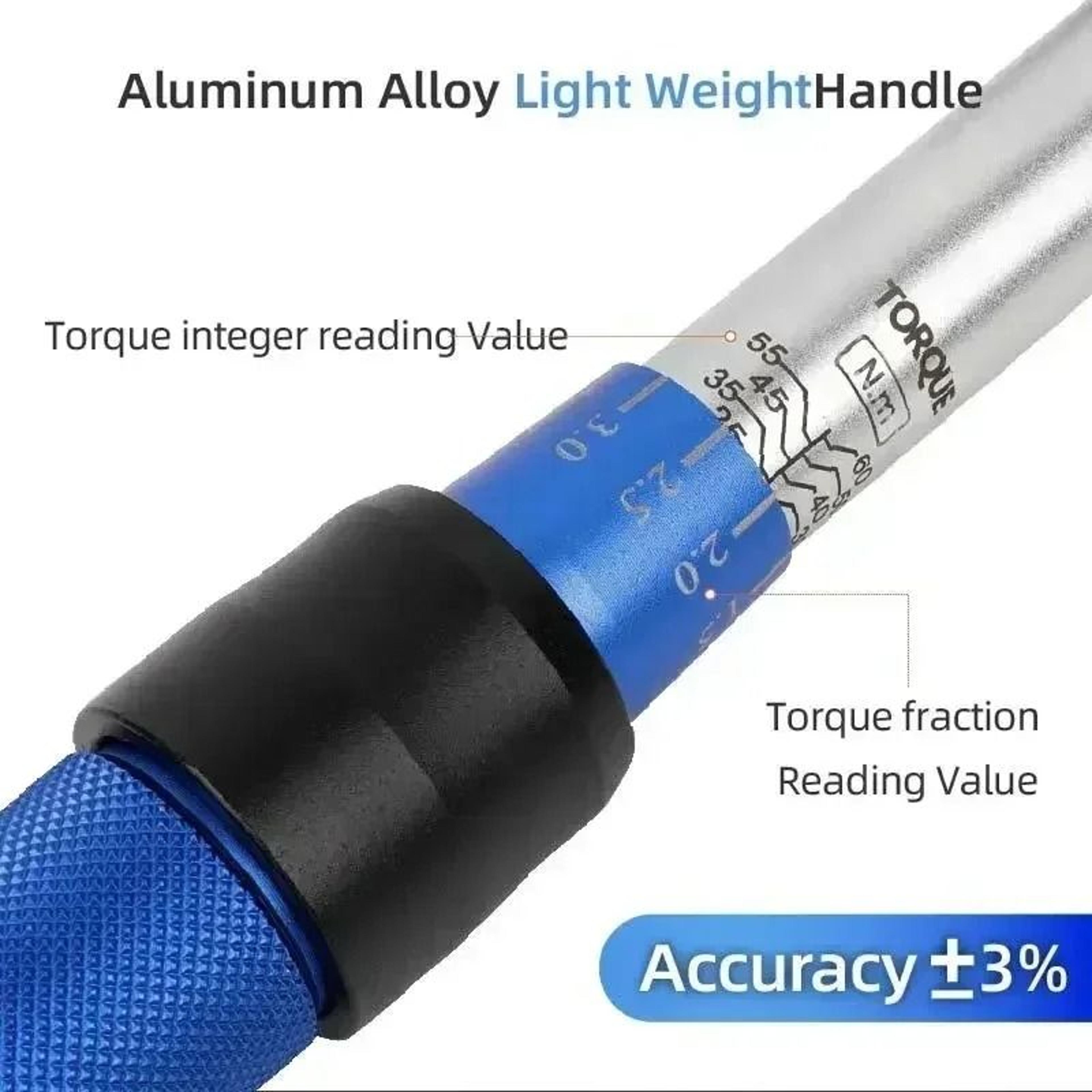 TINSOL 3 8 Inch Adjustable Torque Wrench High Precision Bicycle Automotive Tool 1