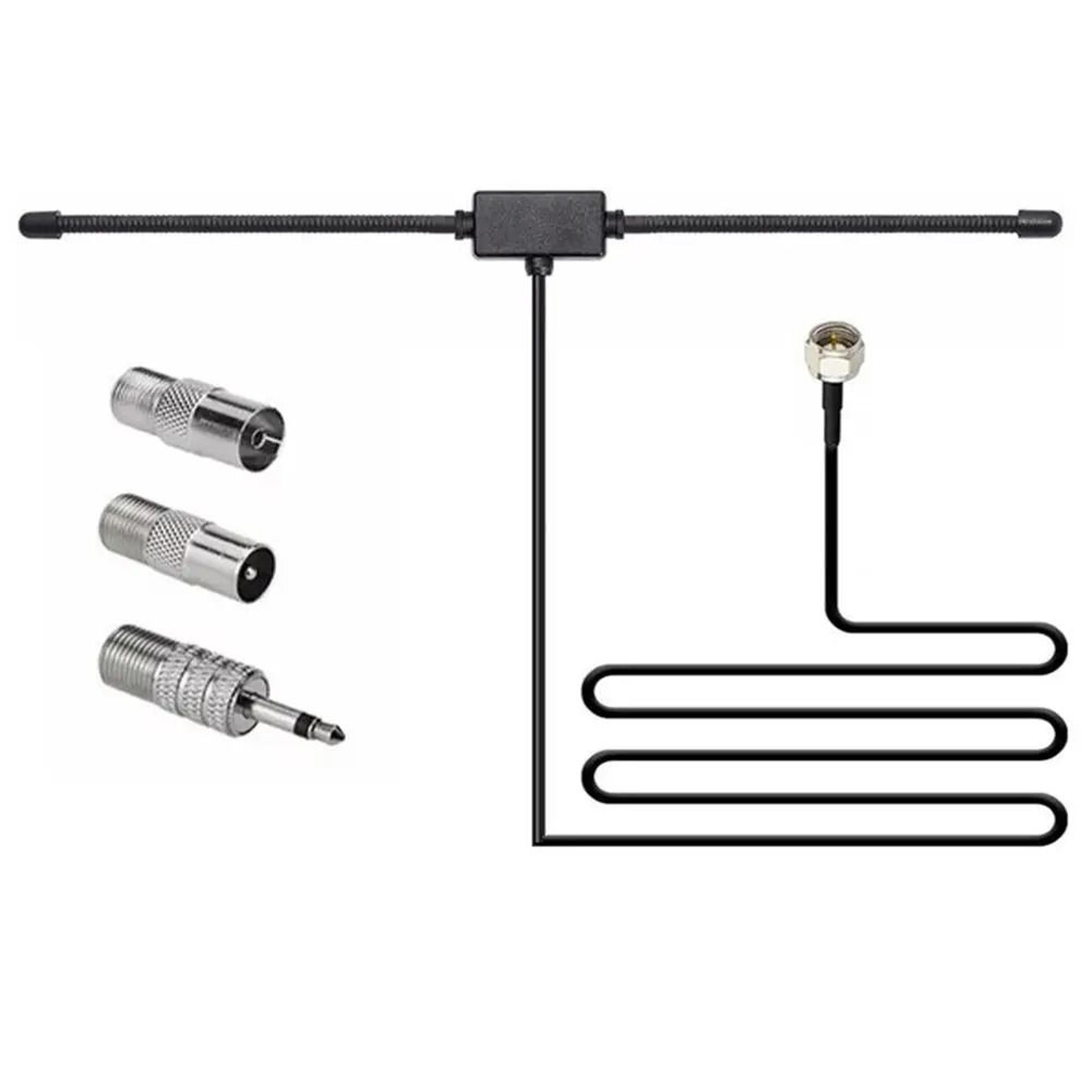 FM Dipole Antenna 75 Ohm Stereo Receiver Radio Antenna With F Connector 6