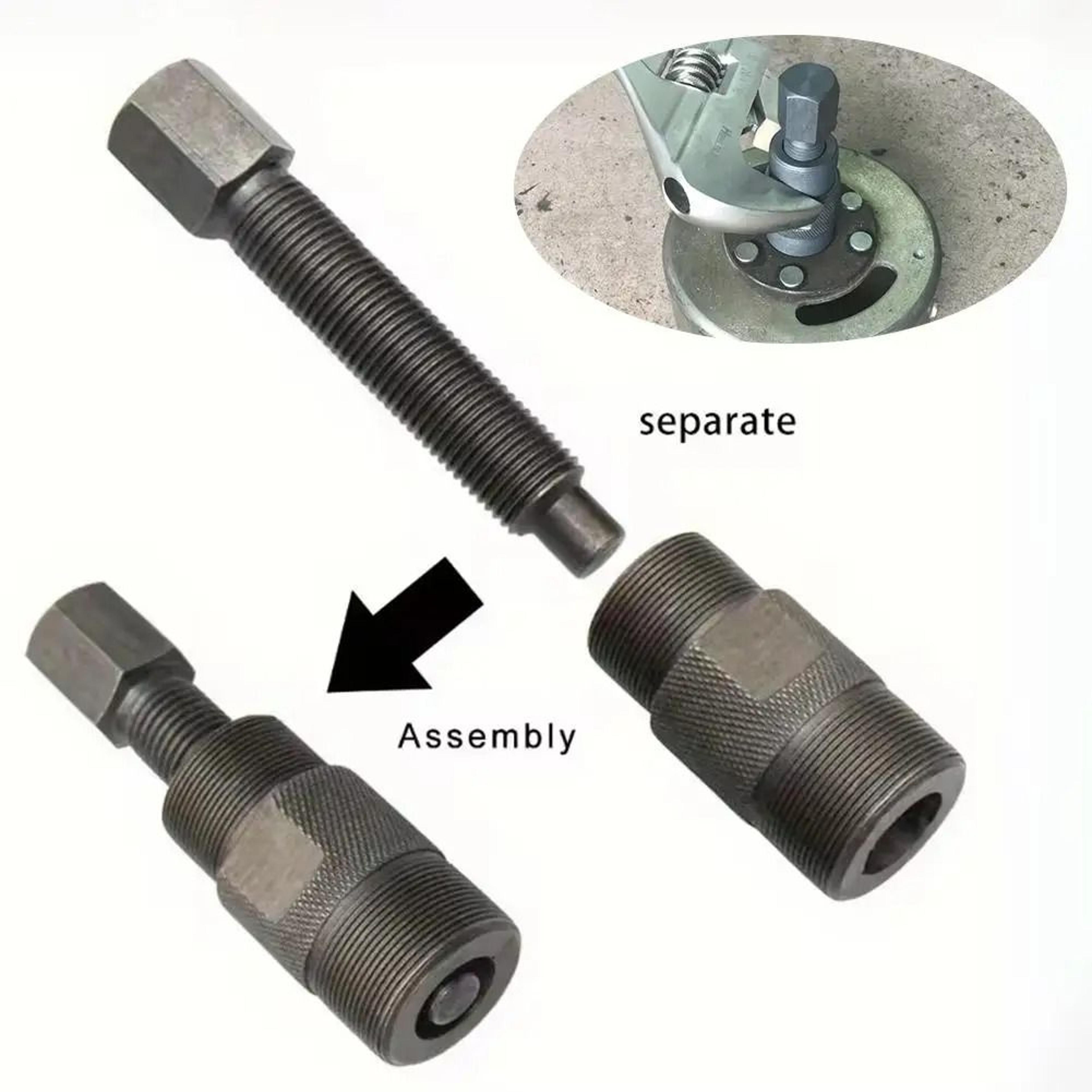 Motorcycle Flywheel Stator Puller Tool Dual Head Magnetic Disassembly Kit 2