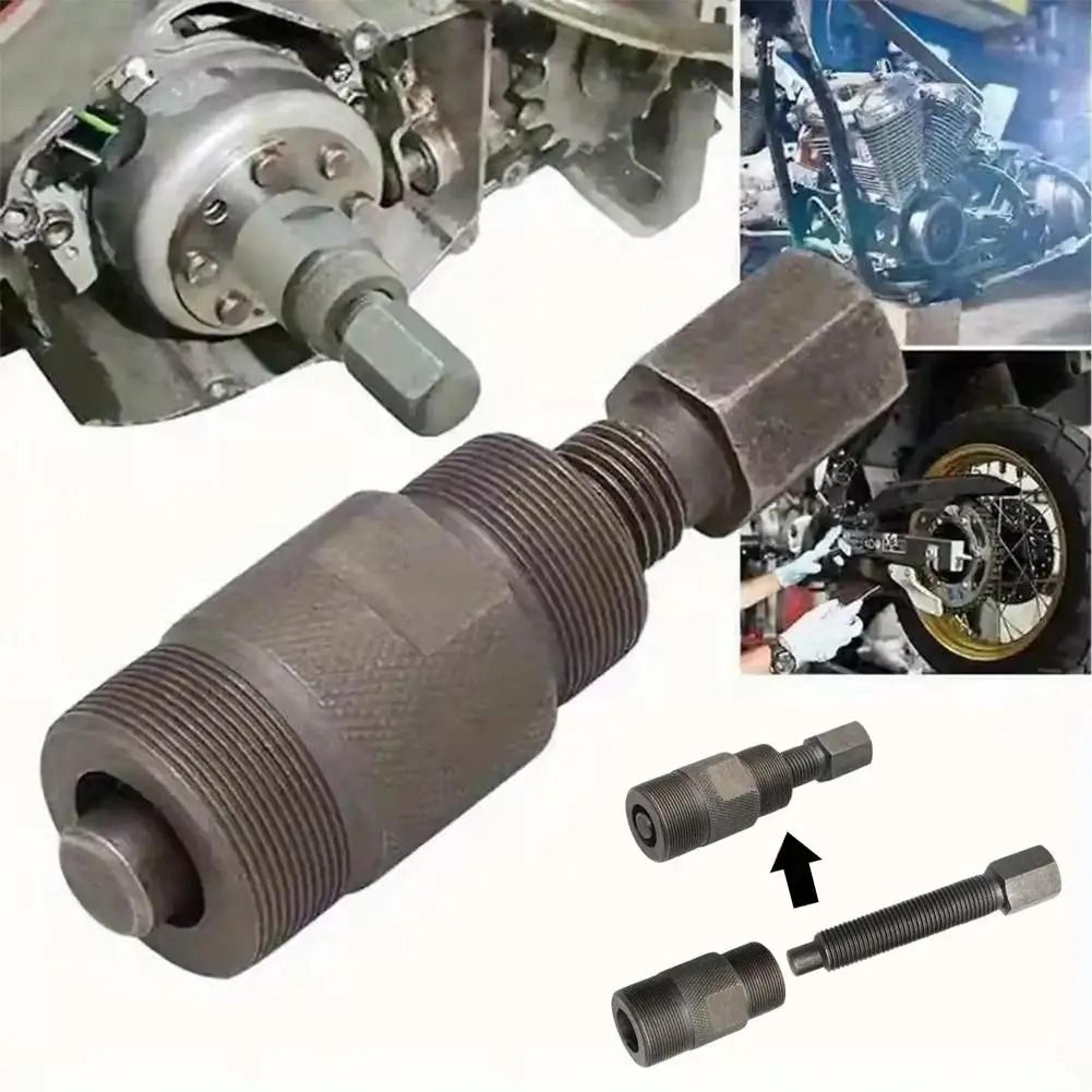 Motorcycle Flywheel Stator Puller Tool Dual Head Magnetic Disassembly Kit 5