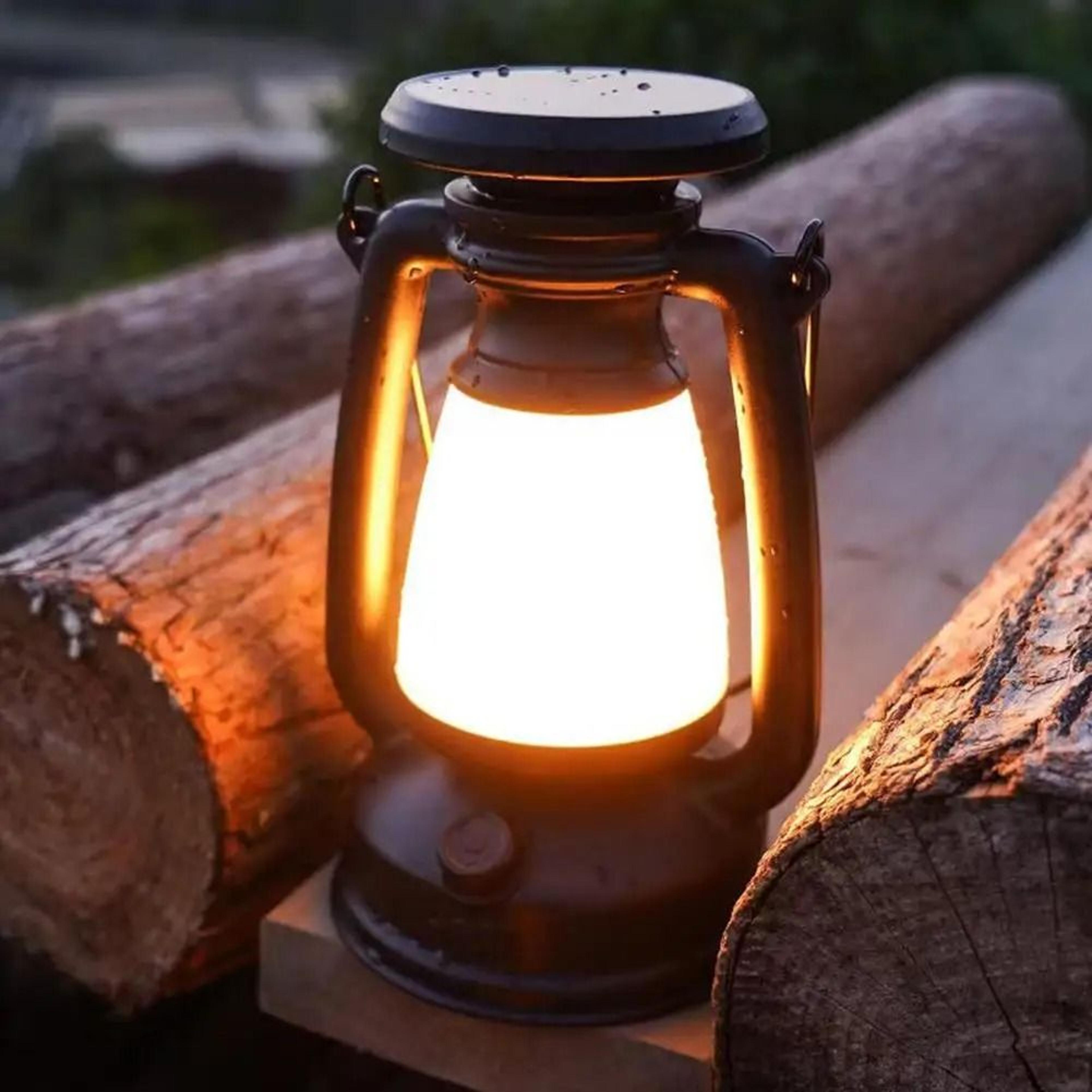 Solar USB Rechargeable LED Camping Light Portable Outdoor Tent Lantern 5