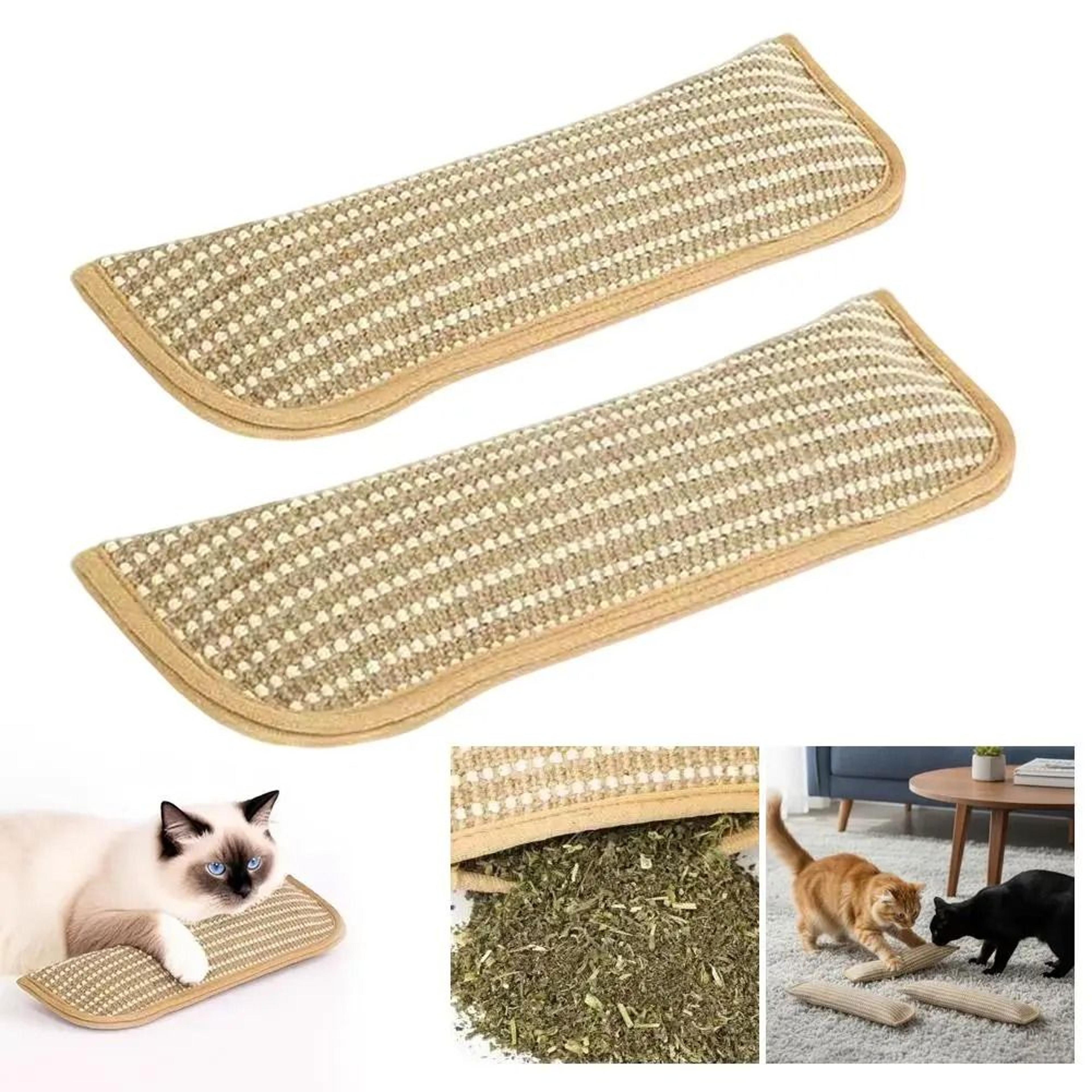Catnip Chew Pillow Teeth Cleaning Cat Toy 0