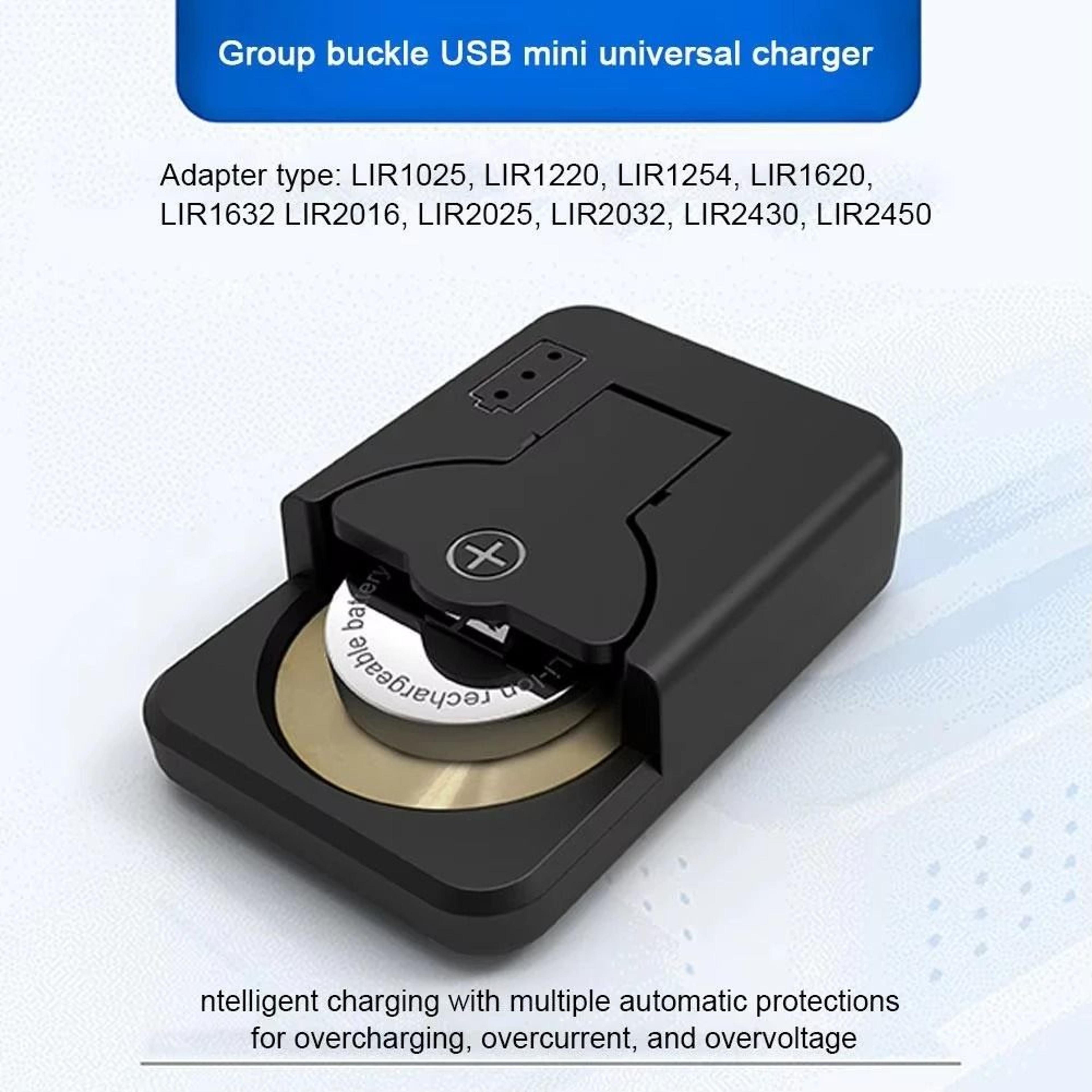 Universal Button Battery Charger Type C For LIR Coin Cell Batteries 4