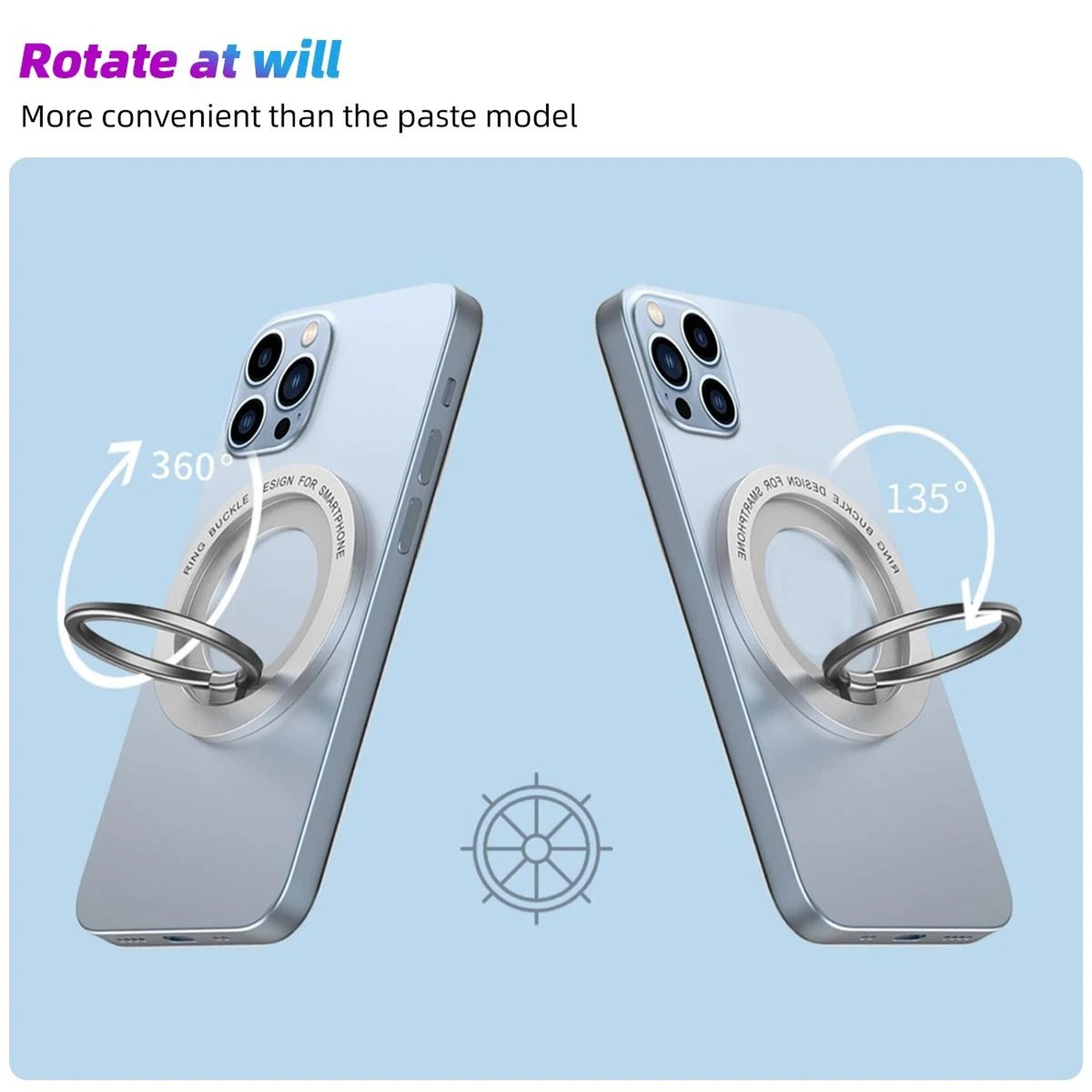 Magnetic Phone Ring Holder Grip Kickstand For MagSafe Smartphones 9