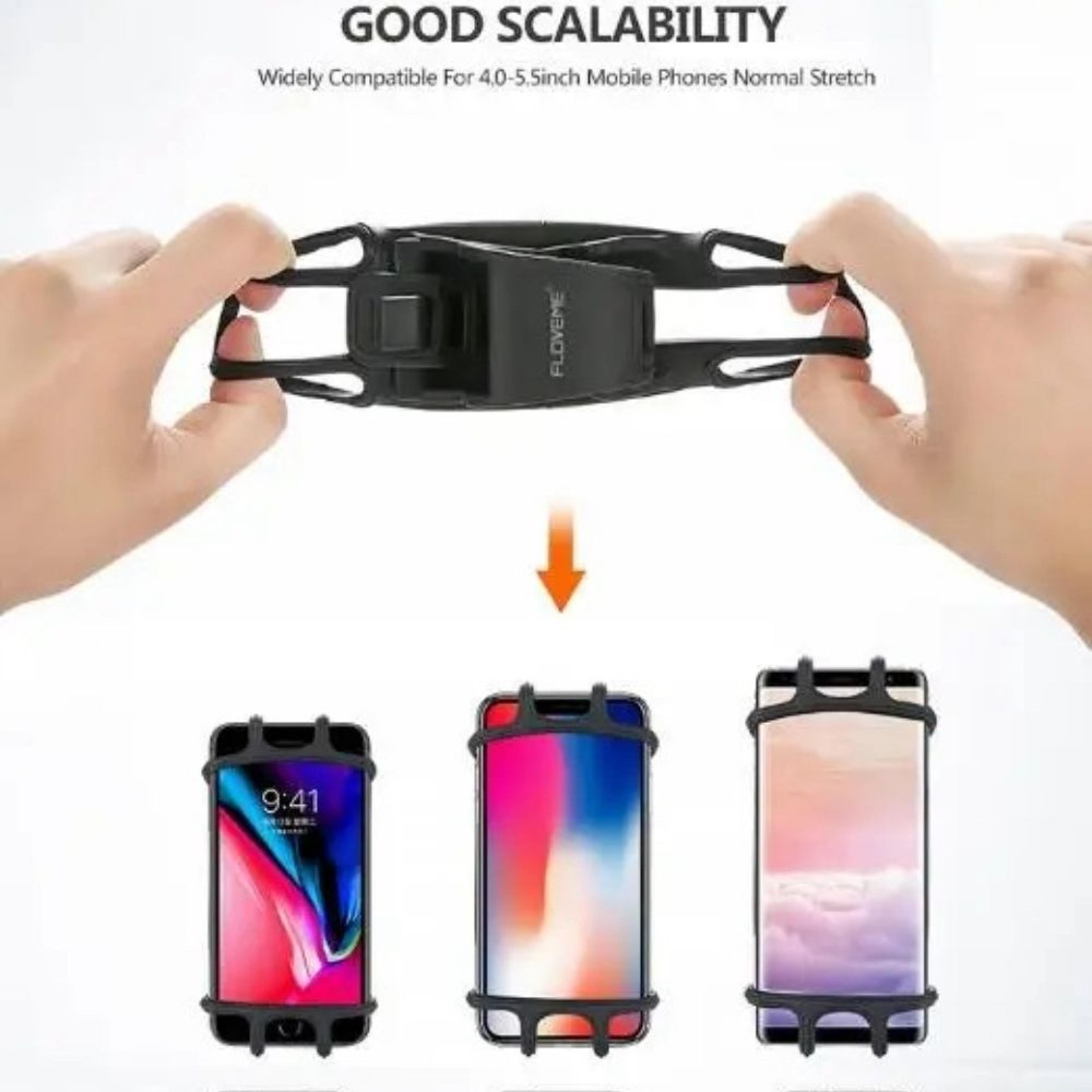 Shockproof Silicone Bike Phone Holder Universal Bicycle Mount For GPS 5