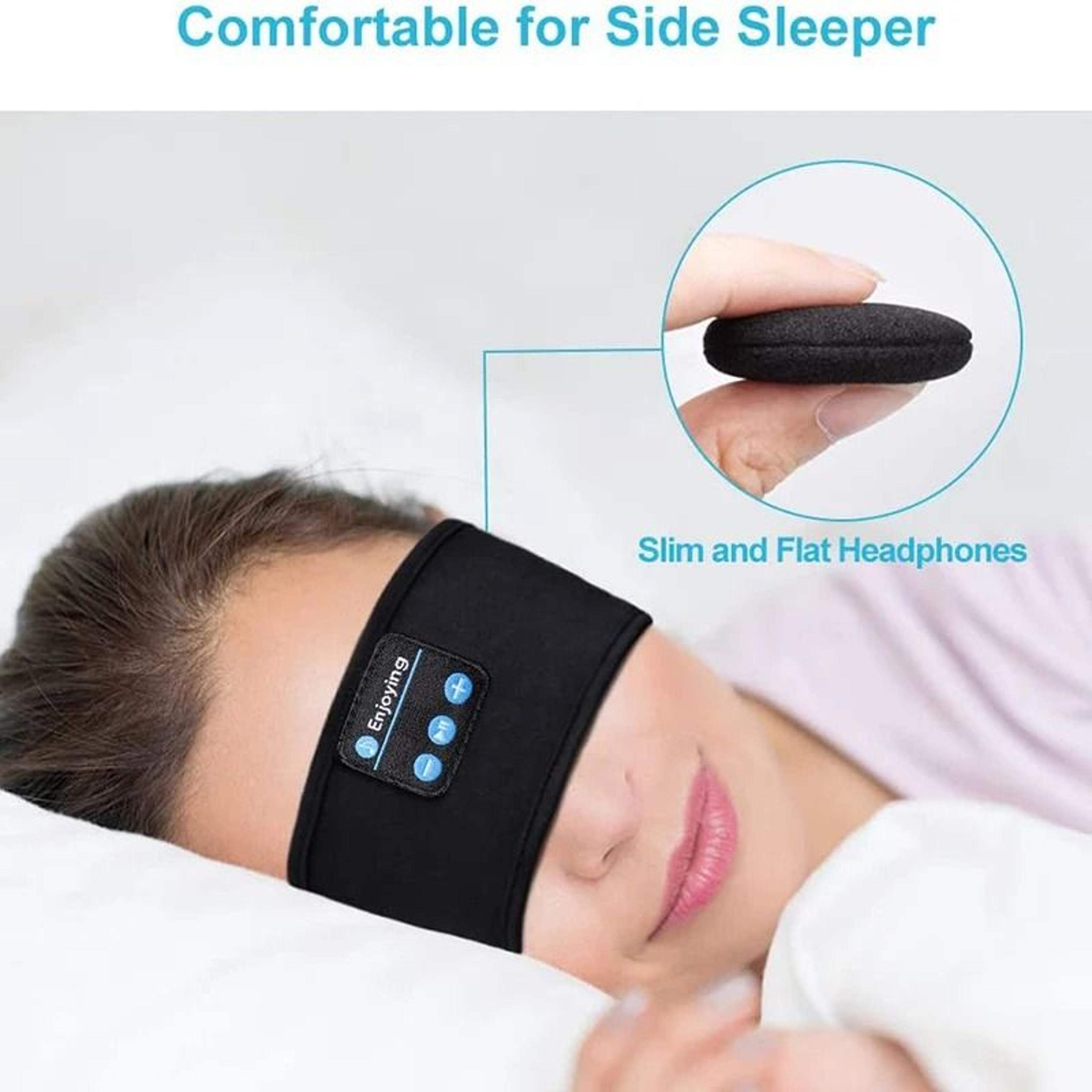 Wireless Bluetooth Sleeping Headband Soft Sports Music Headphones For Comfort Fit 3