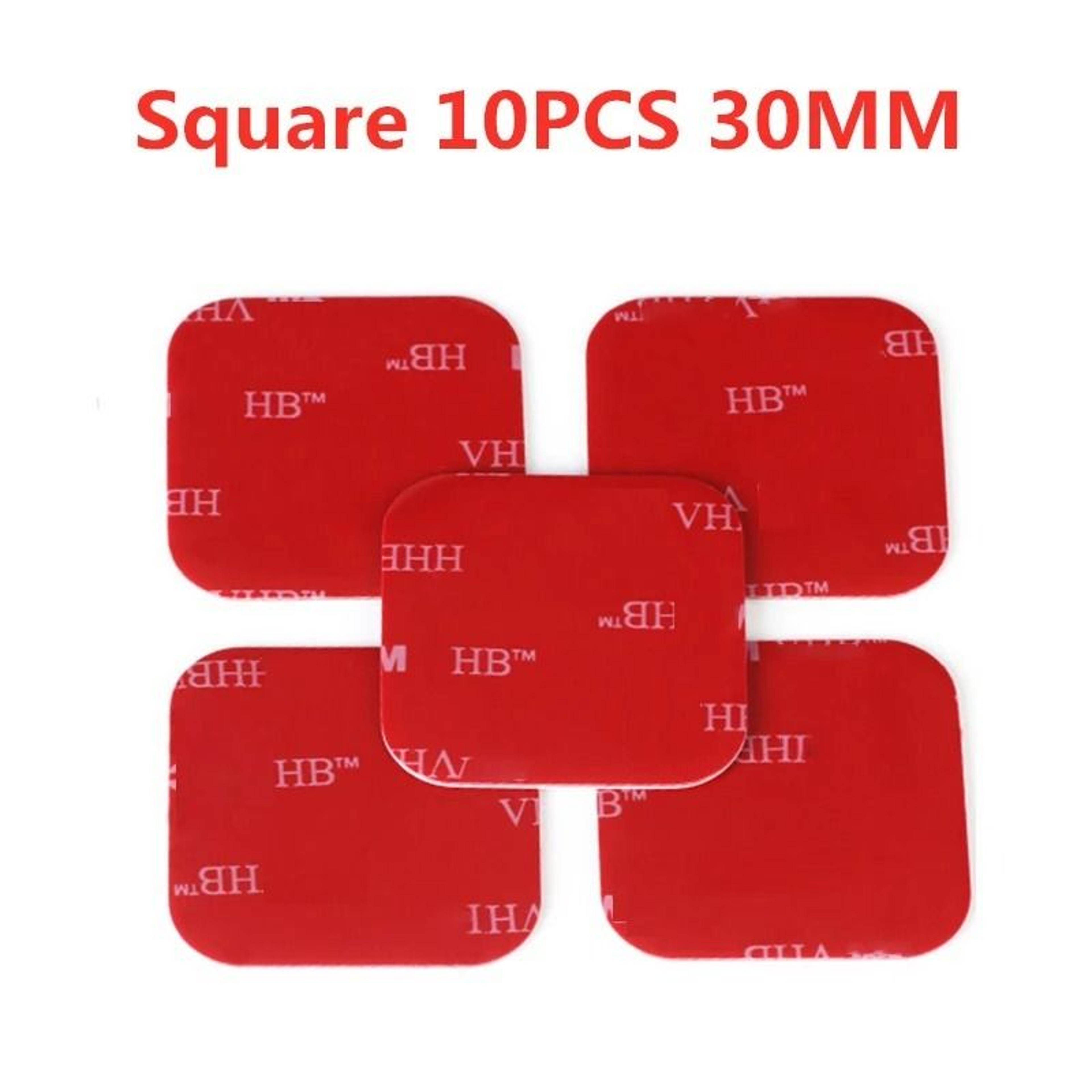 10PCS Transparent Double Sided Tape Strong Traceless Waterproof Mounting Strips 5
