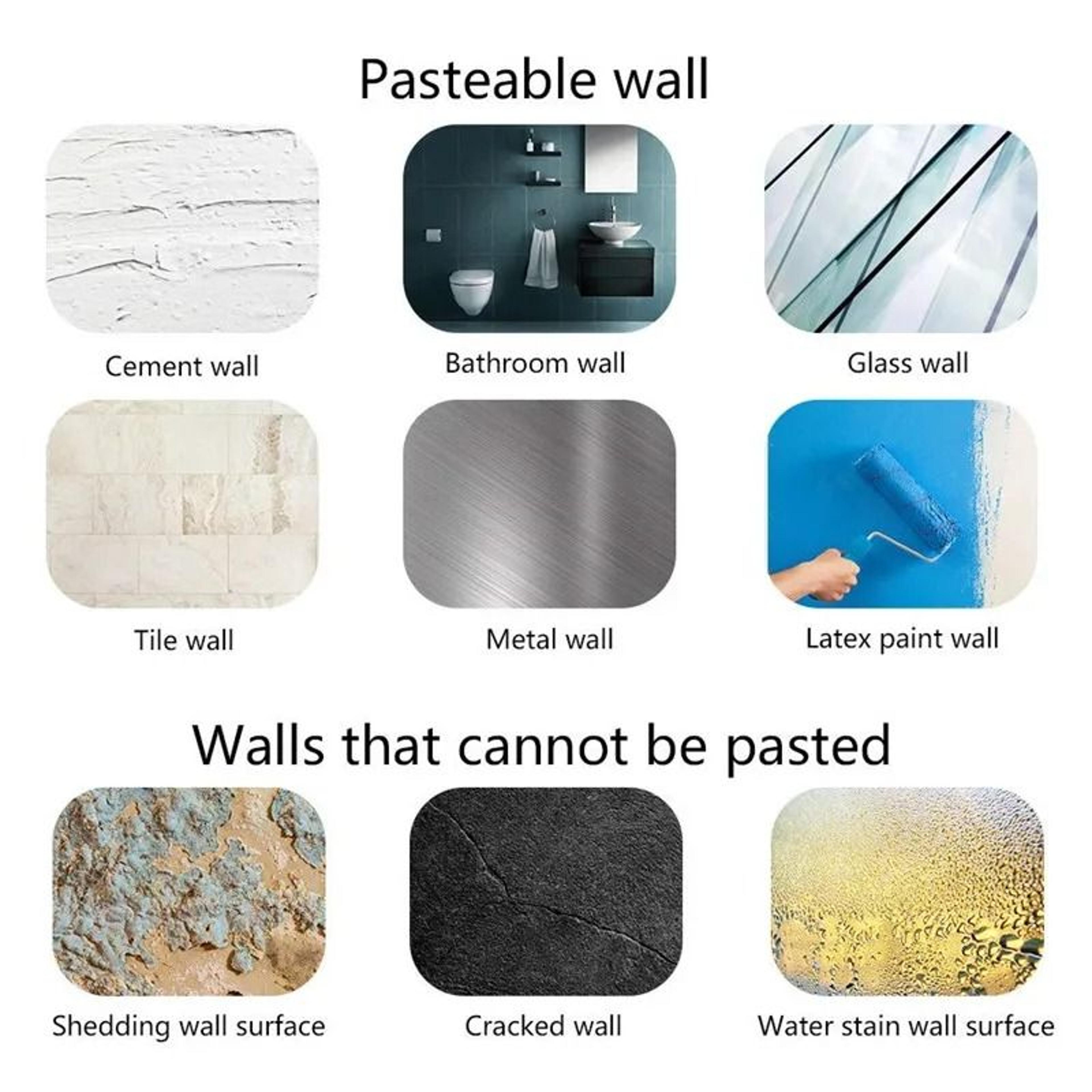10PCS Transparent Double Sided Tape Strong Traceless Waterproof Mounting Strips 13