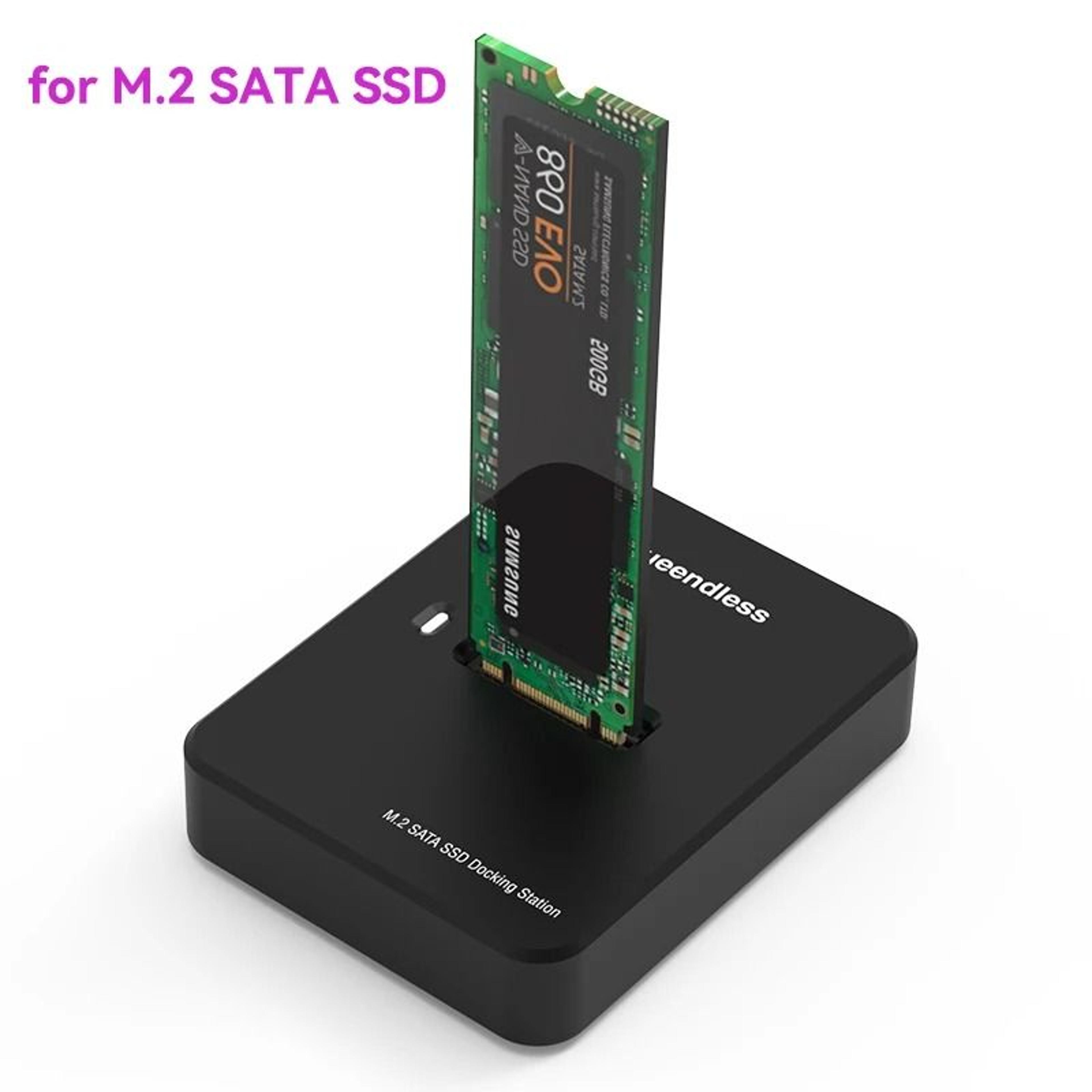 Blueendless M2 NVMe SSD Enclosure 10Gbps External SSD Case USB Storage Dock 1