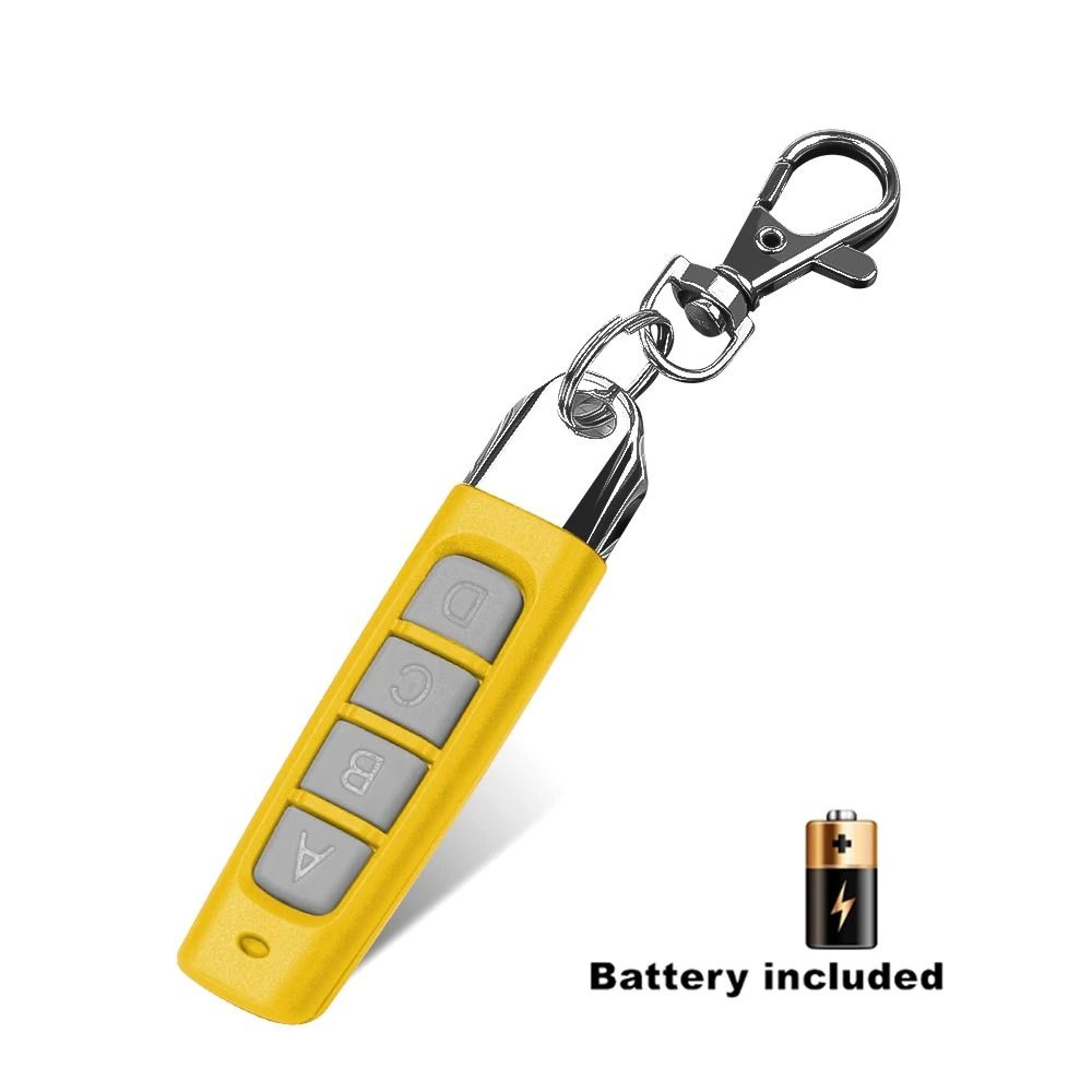 433MHz Garage Door Remote Control 4 Button Copy Remote Duplicator Key Fob 5