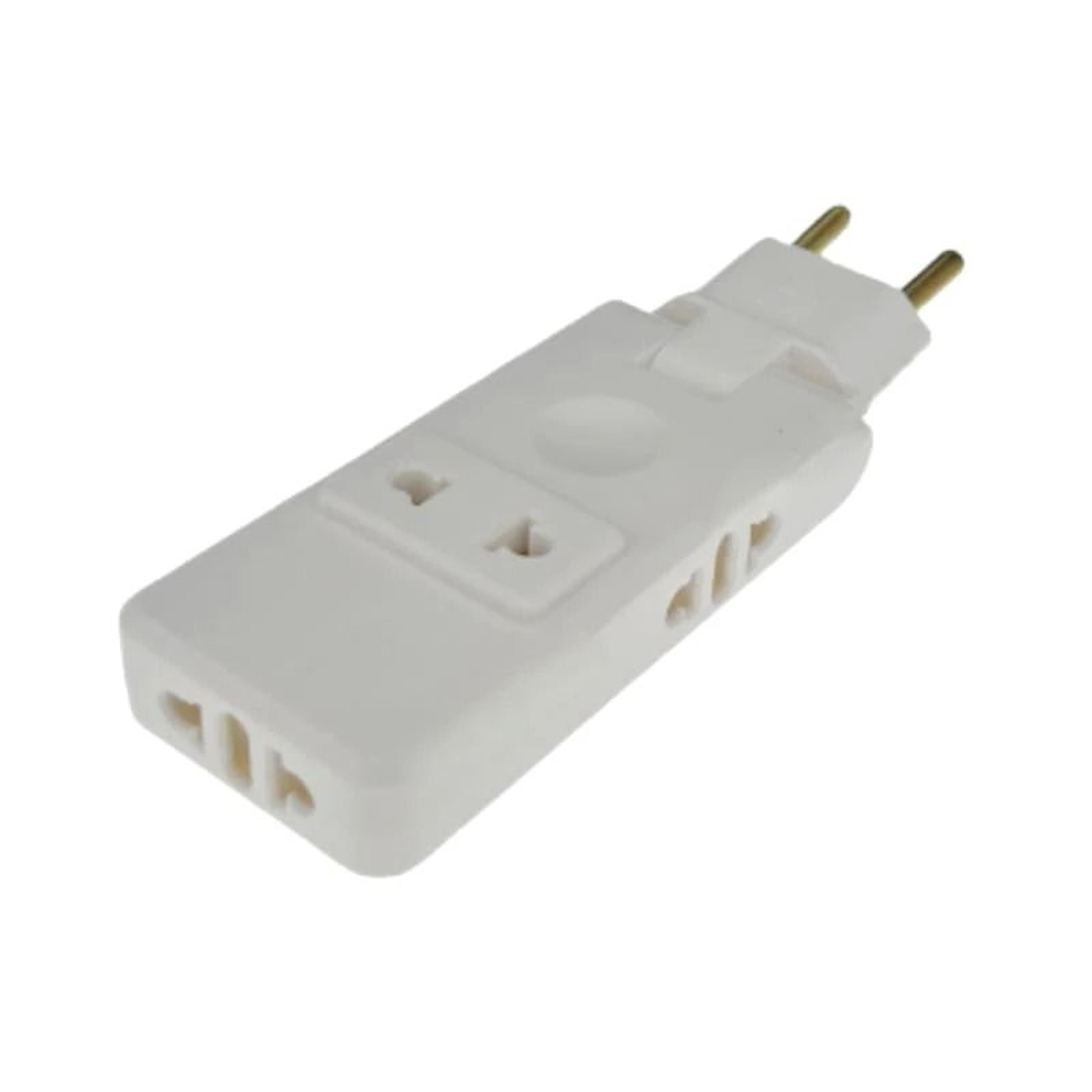 4 In 1 EU Plug Adapter 180 Degree Rotating Wall Outlet Extension Socket 6