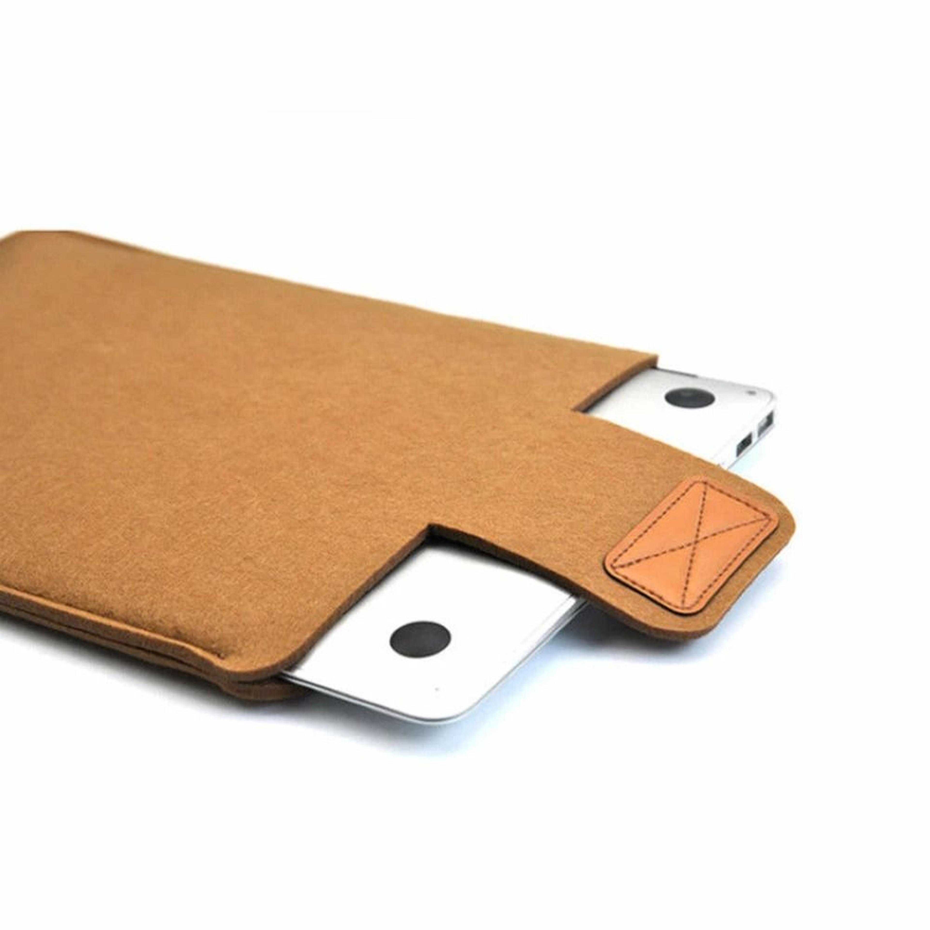 Anti Scratch Felt Laptop Sleeve Lightweight Protective Pouch For MacBook And IPad 6