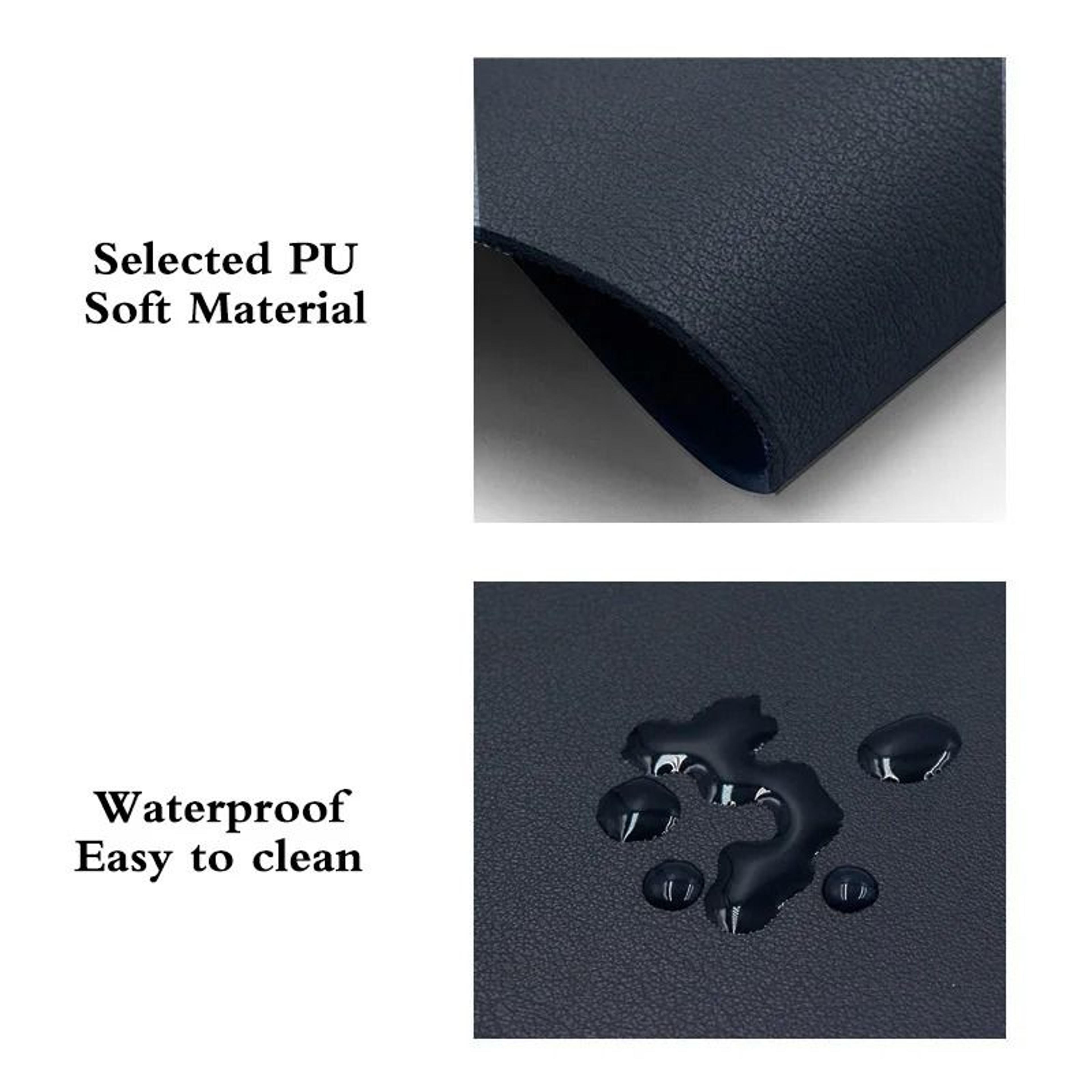 Anti Slip Mouse Pad PU Leather Desk Mat For Home Office And Gaming 10