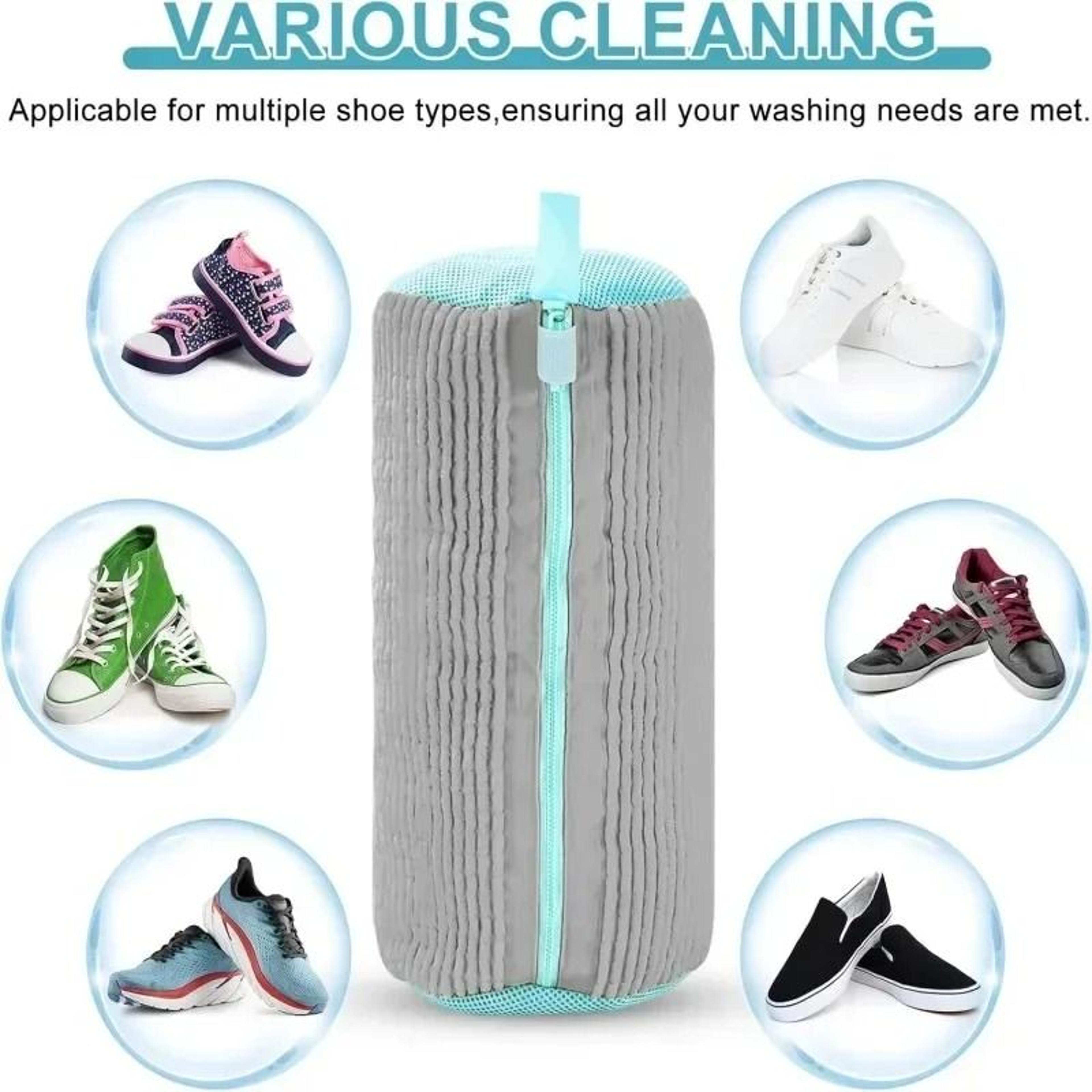 Padded Shoe Laundry Bag For Washing Machine With Zipper Protection And Soft Cushion Net 11