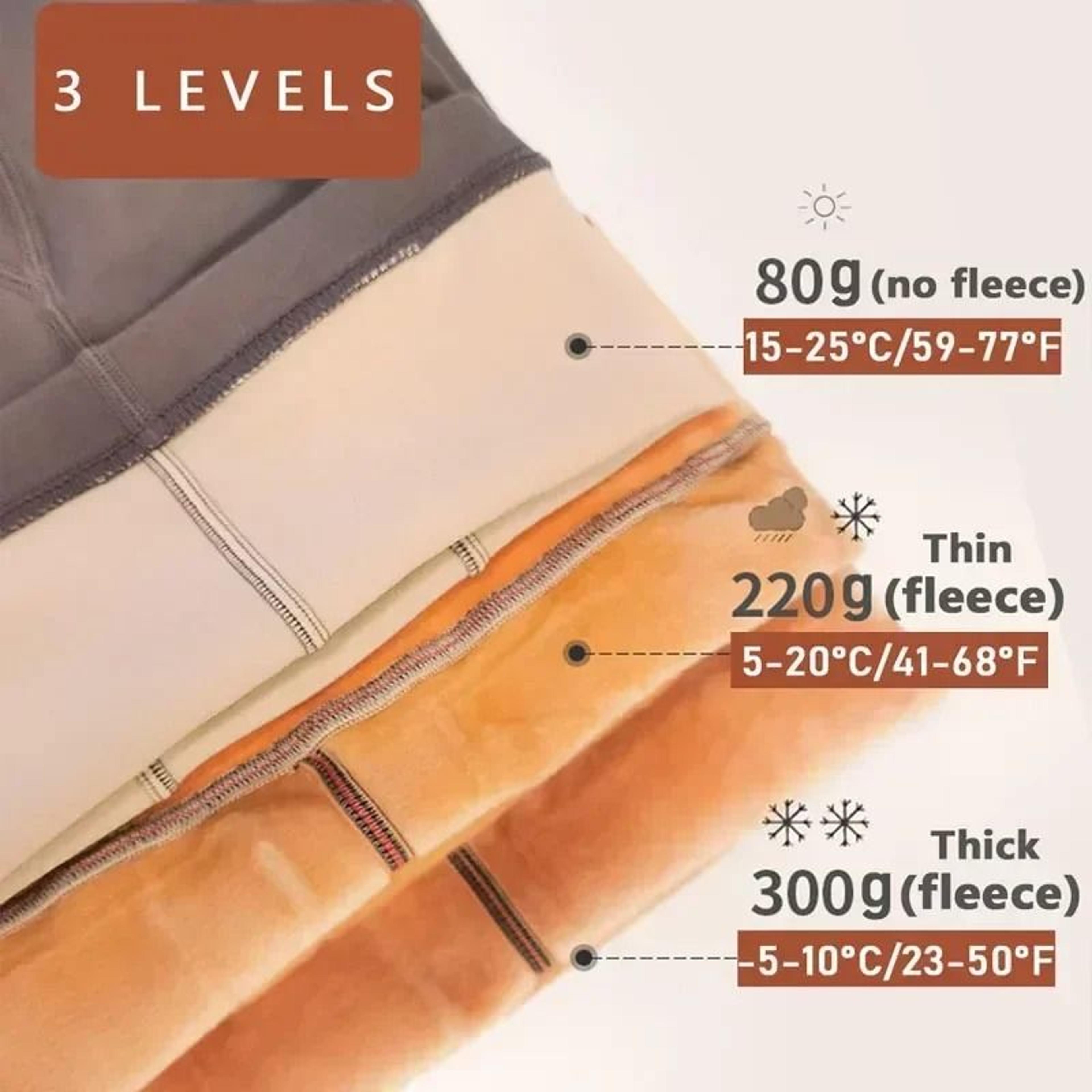Fleece Lined Fake Translucent Tights Warm Skin Effect Winter Pantyhose 16