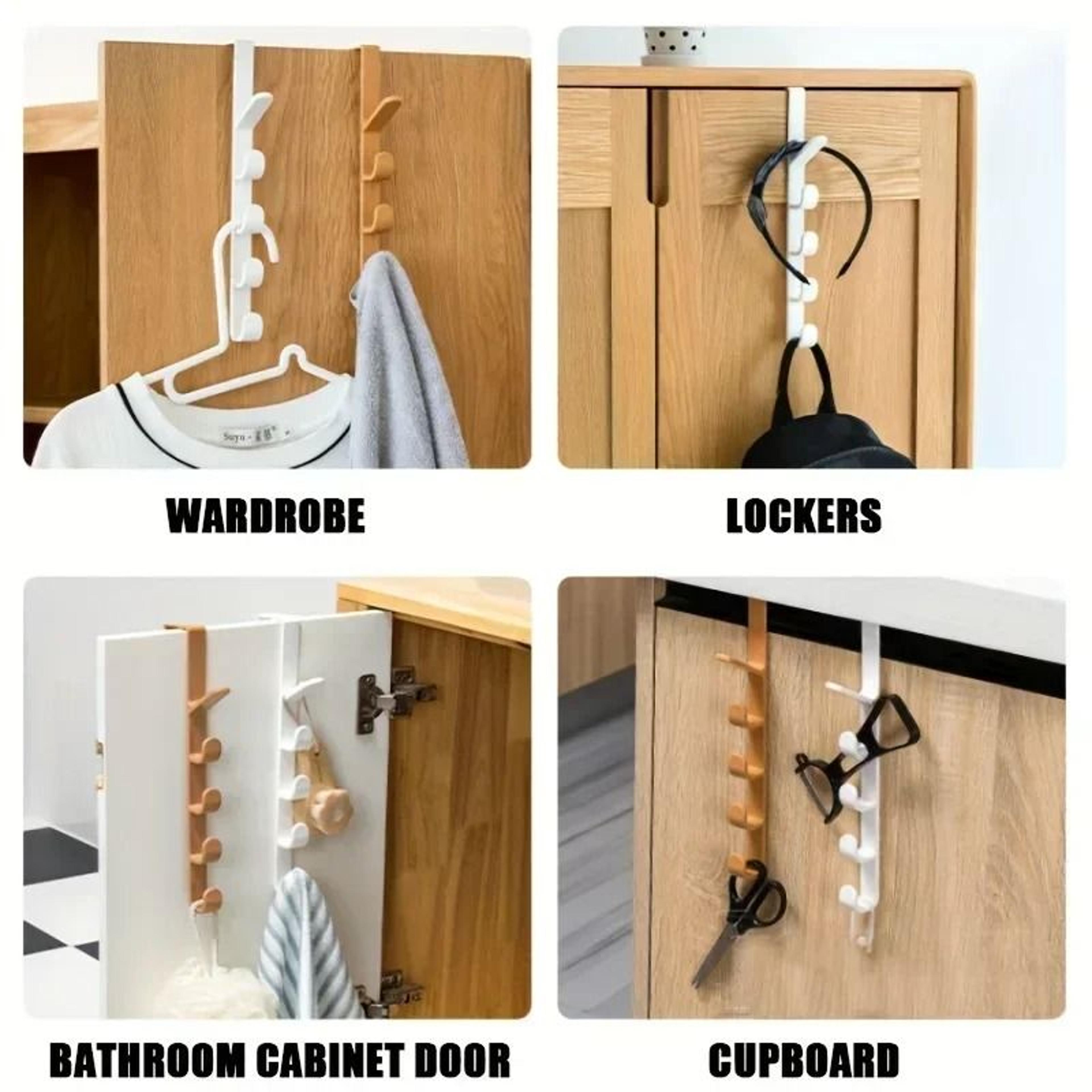Over The Door Hanger Door Hook Rack Clothes Hanging Organizer For Bags And Coats 14