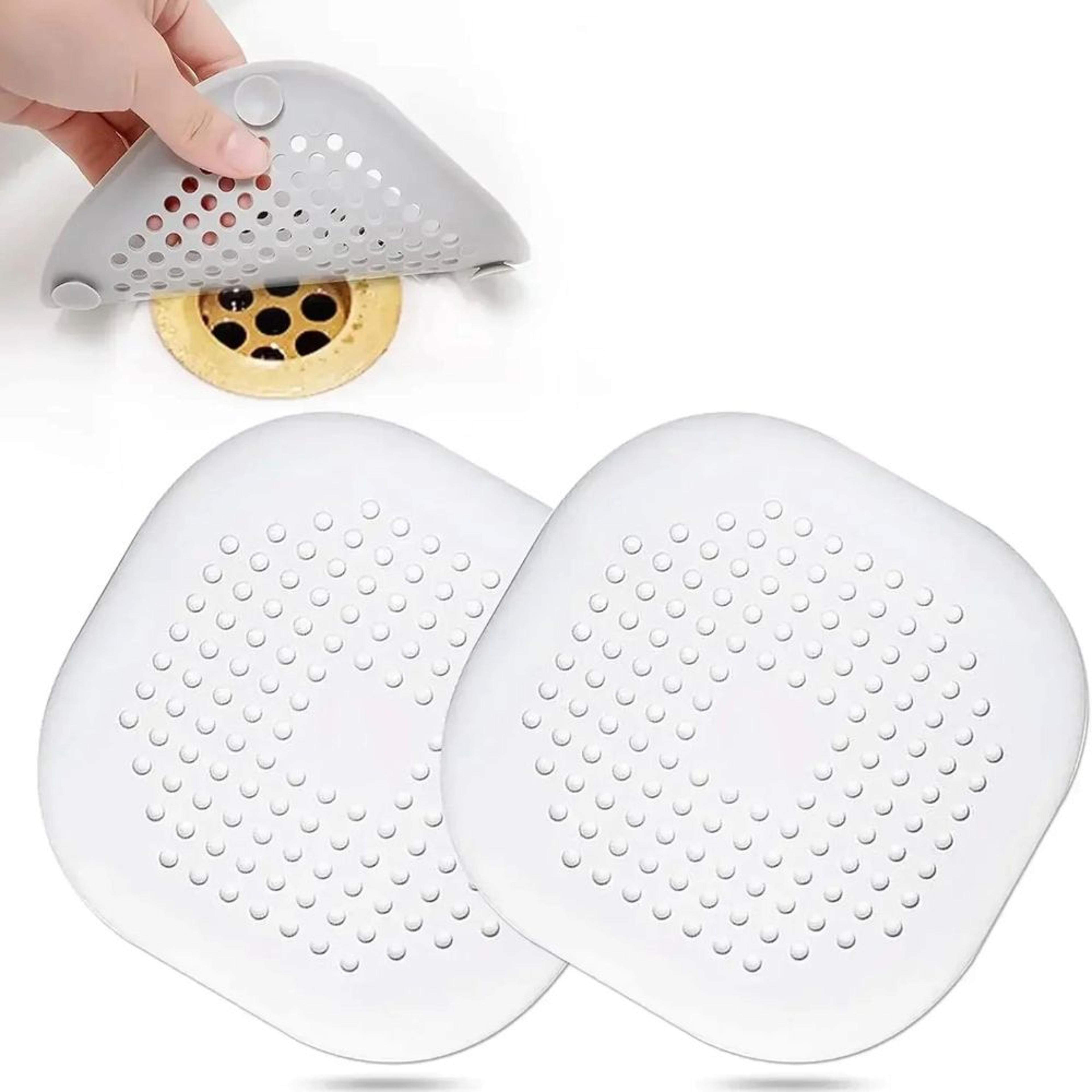 Shower Drain Hair Catcher Sink Strainer Filter Bathtub Drain Stopper Set Of 4 1