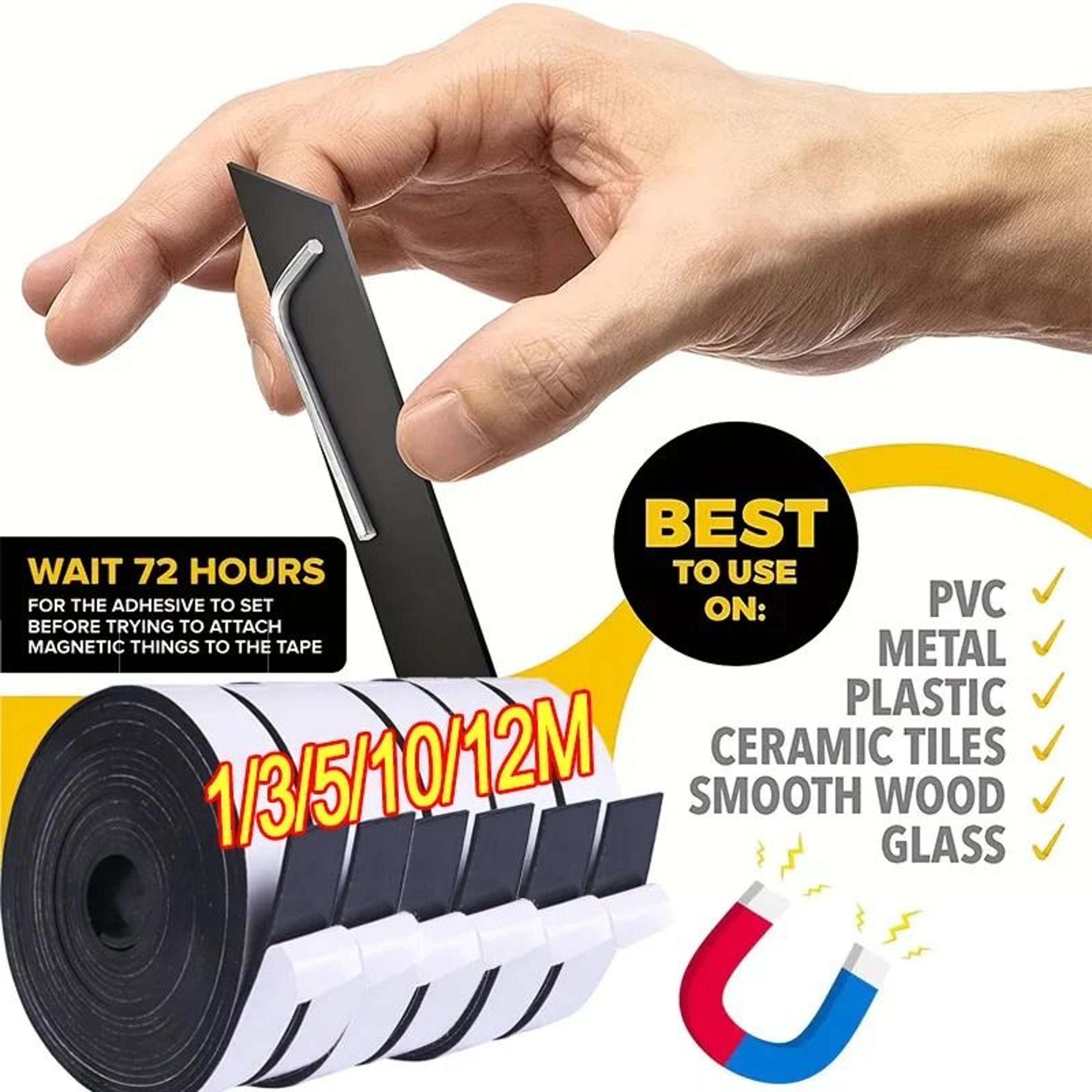 Self Adhesive Magnetic Tape Flexible Magnet Strip Strong Magnetic Strips For Fridge 0