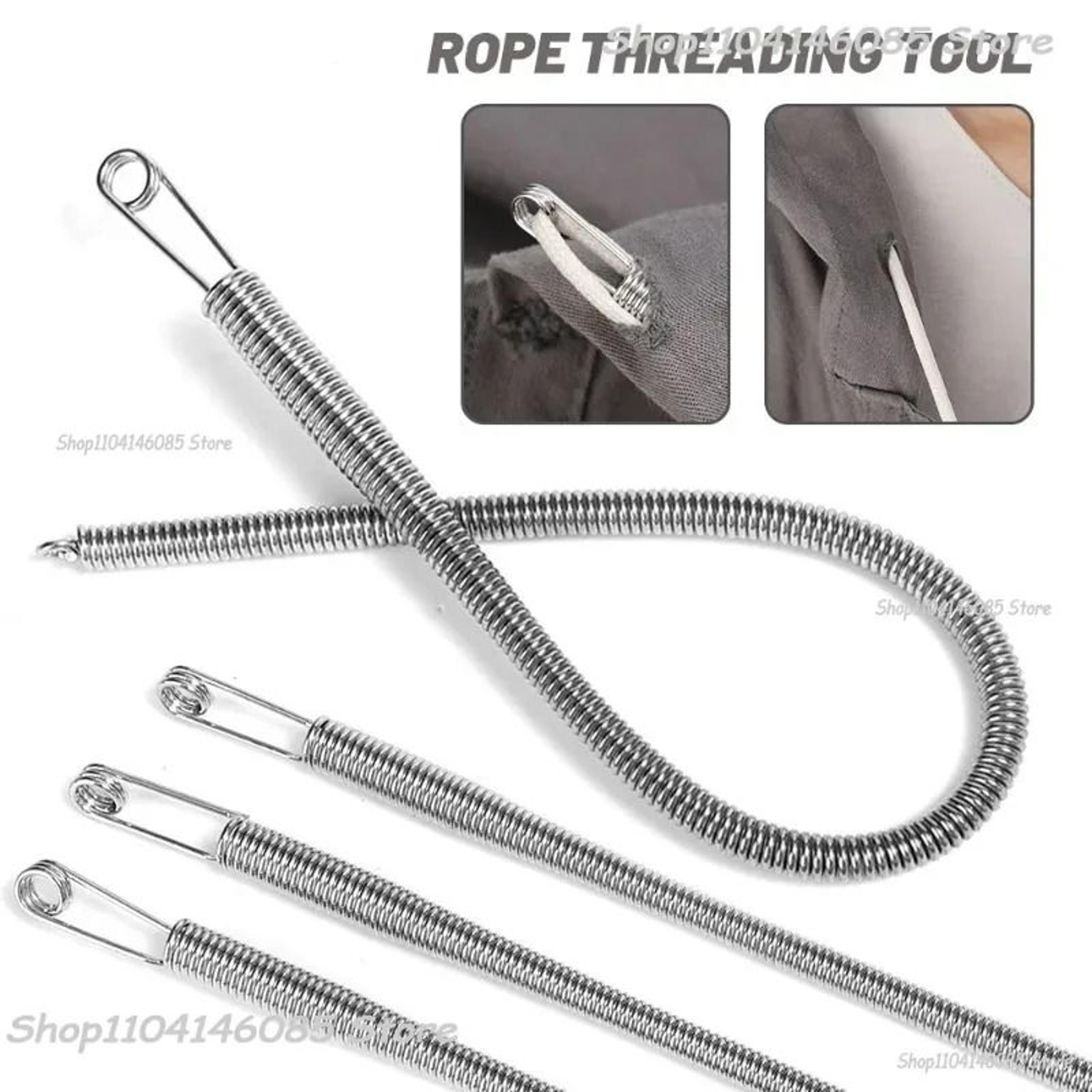 Drawstring Threader Tool Bendable Sewing Threading Tool Elastic Cord Threading Needle 4